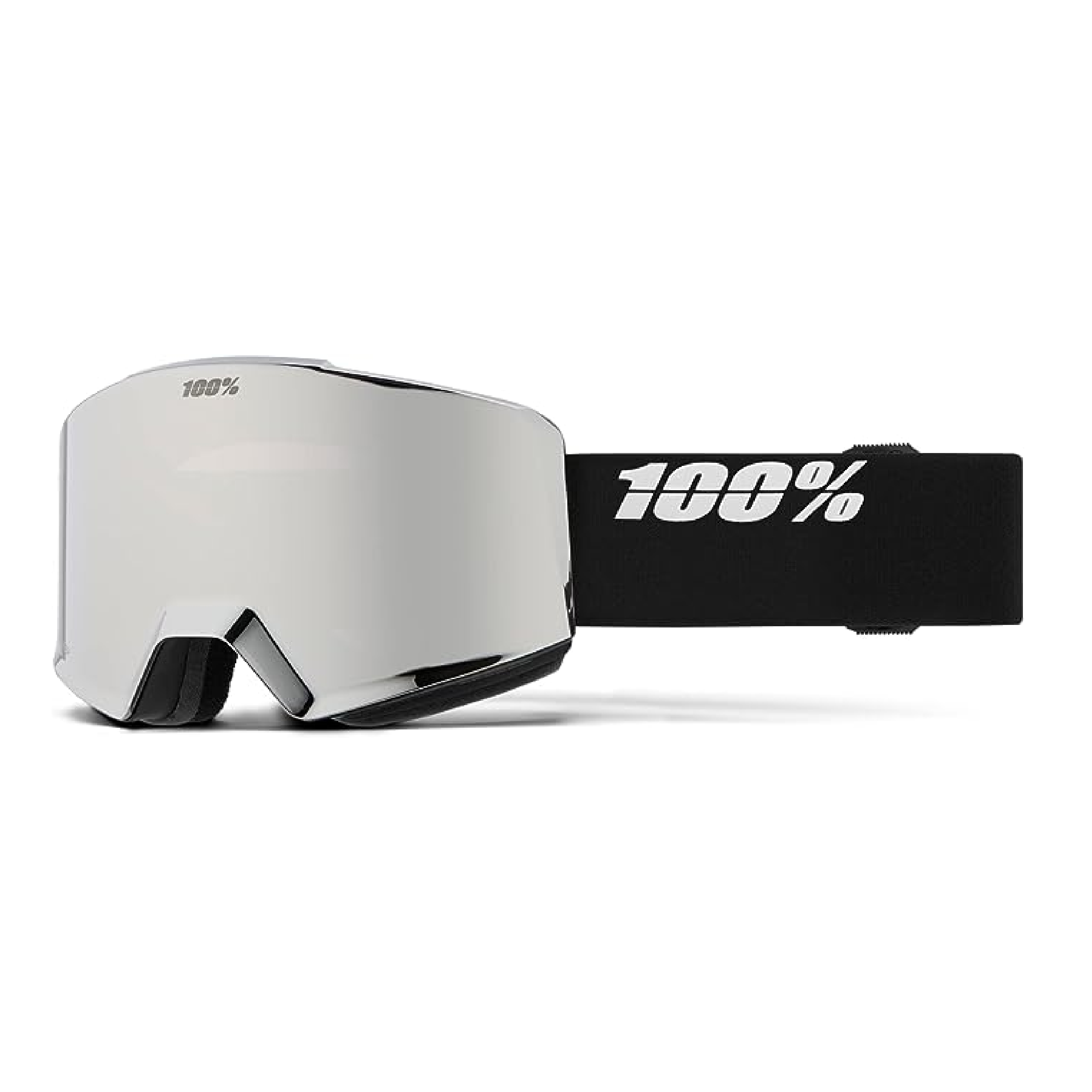 NORG HiPER Goggle Black/Silver - Mirror Silver Lens