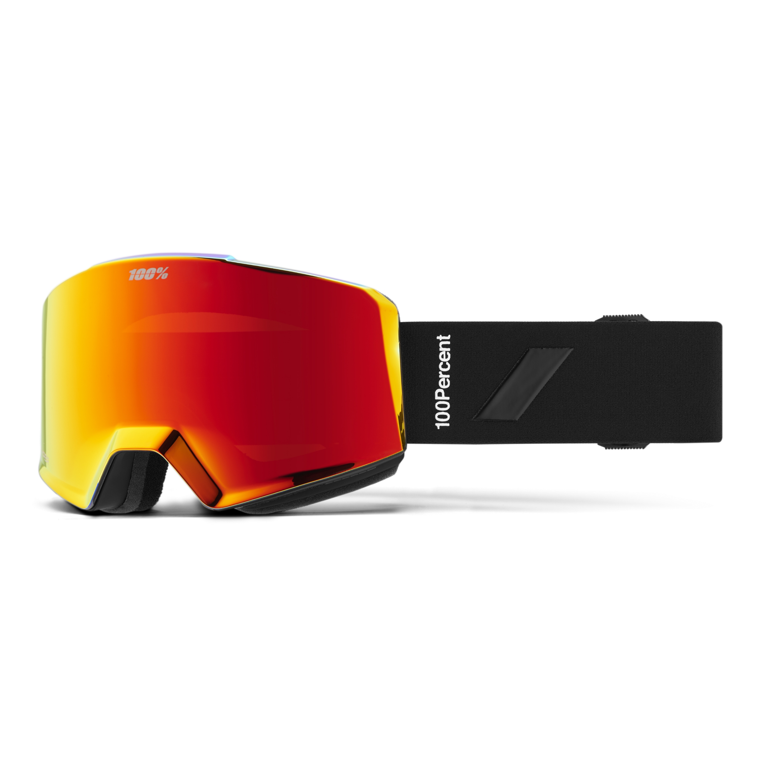 NORG HiPER Goggle Black/Red - Mirror Red Lens