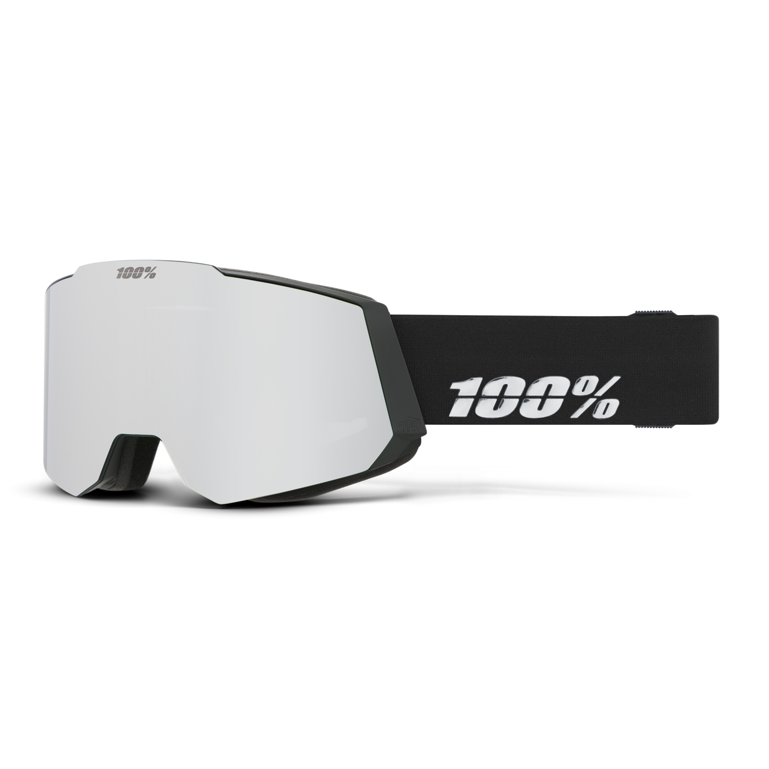 SNOWCRAFT HiPER Goggle Black/Silver - Mirror Silver Lens