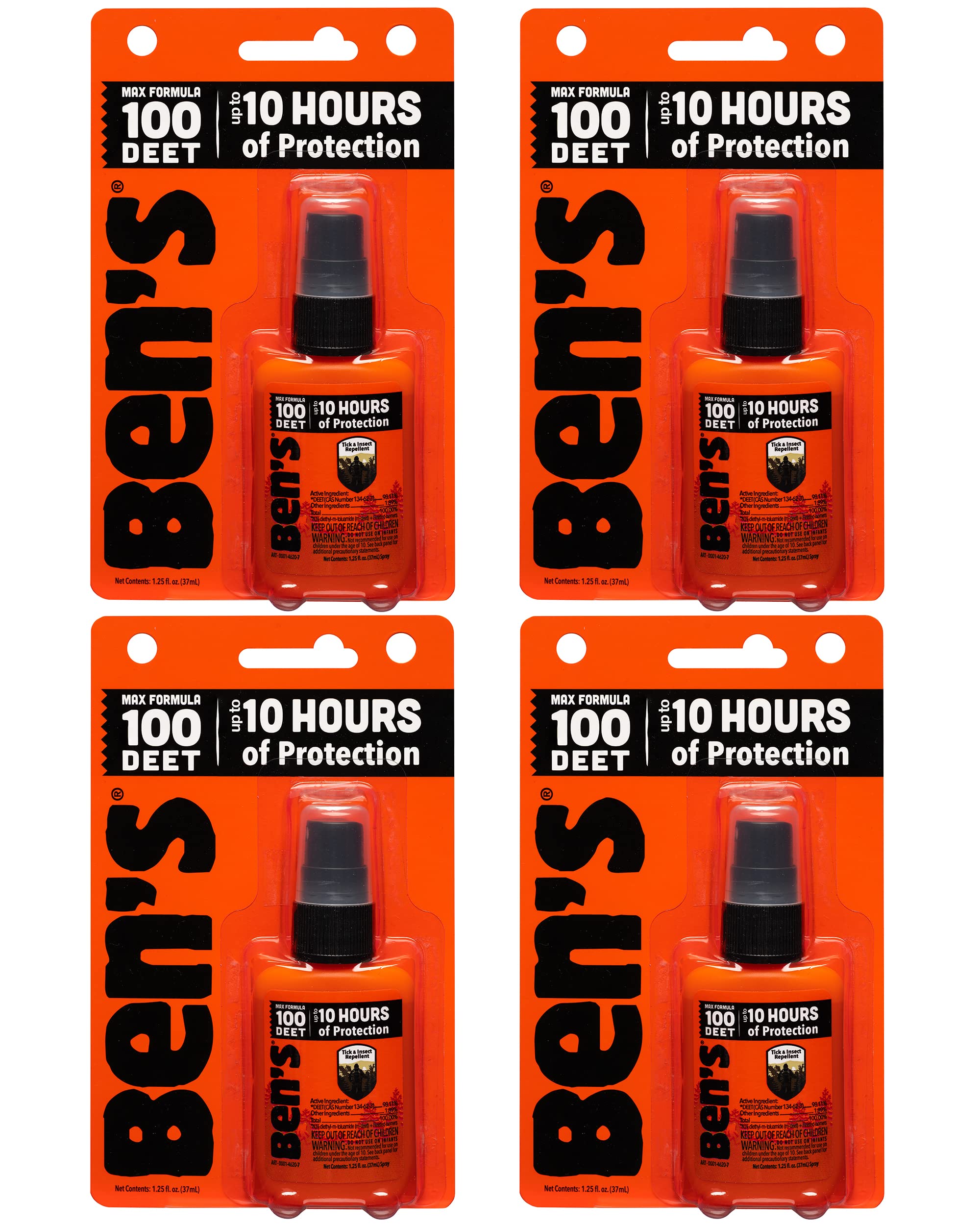 Ben's 100 Tick & Insect Repellent 1.25 Fl Oz. Pump Spray