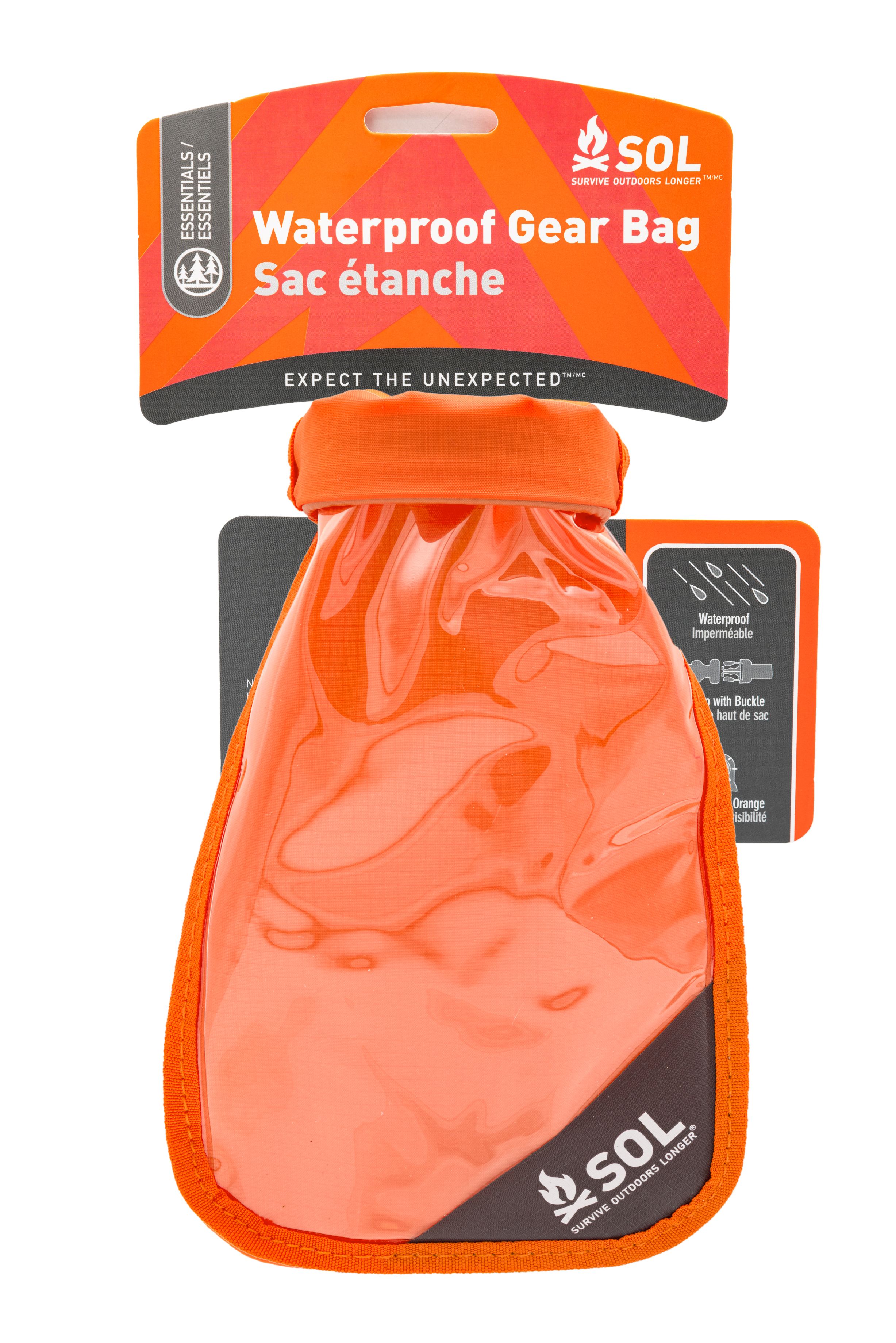 S.O.L. Survive Outdoors Longer SOL Waterproof Gear Bag Dry Bag (Pack of 3)