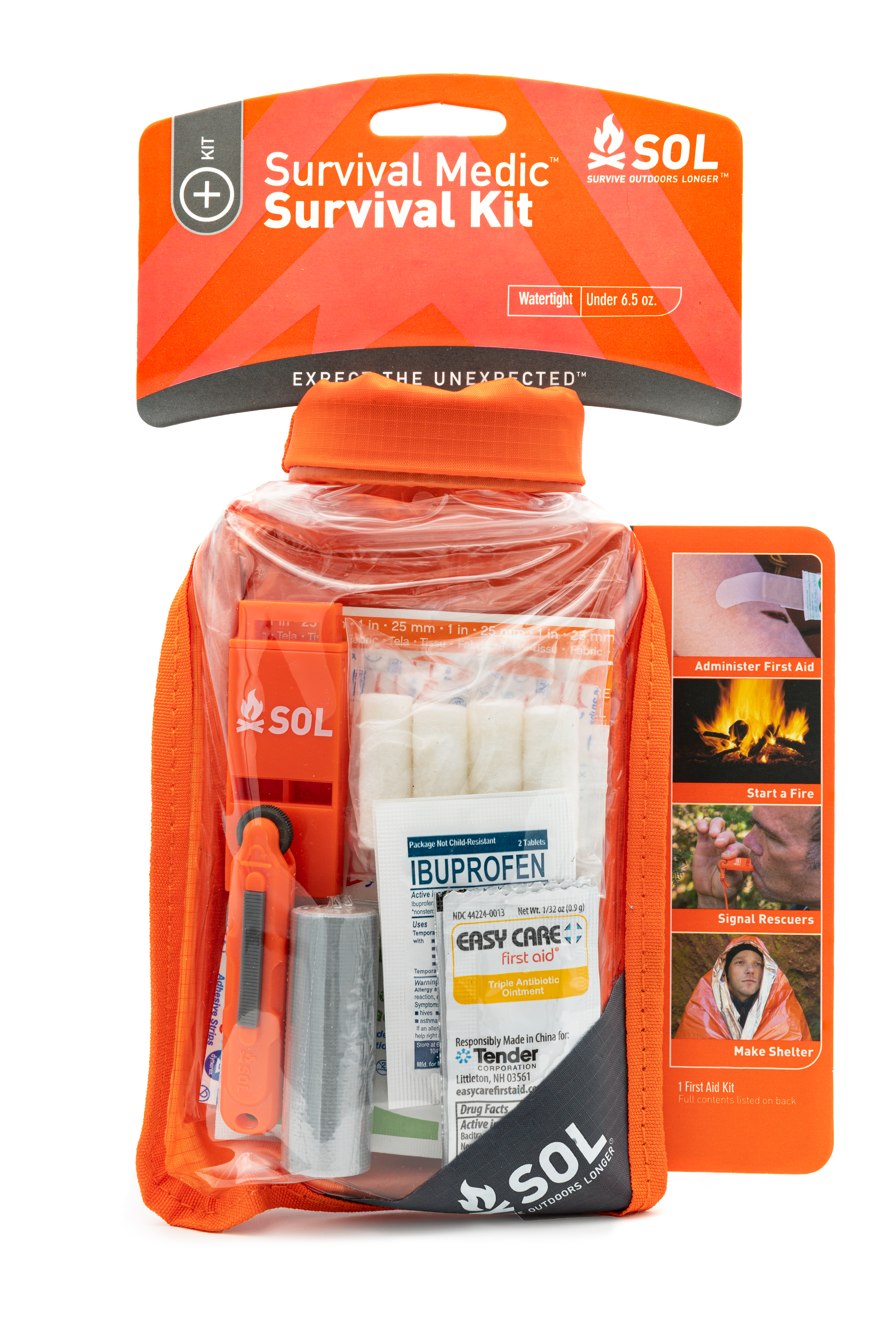 SOL Survival Medical Kit in Dry Bag