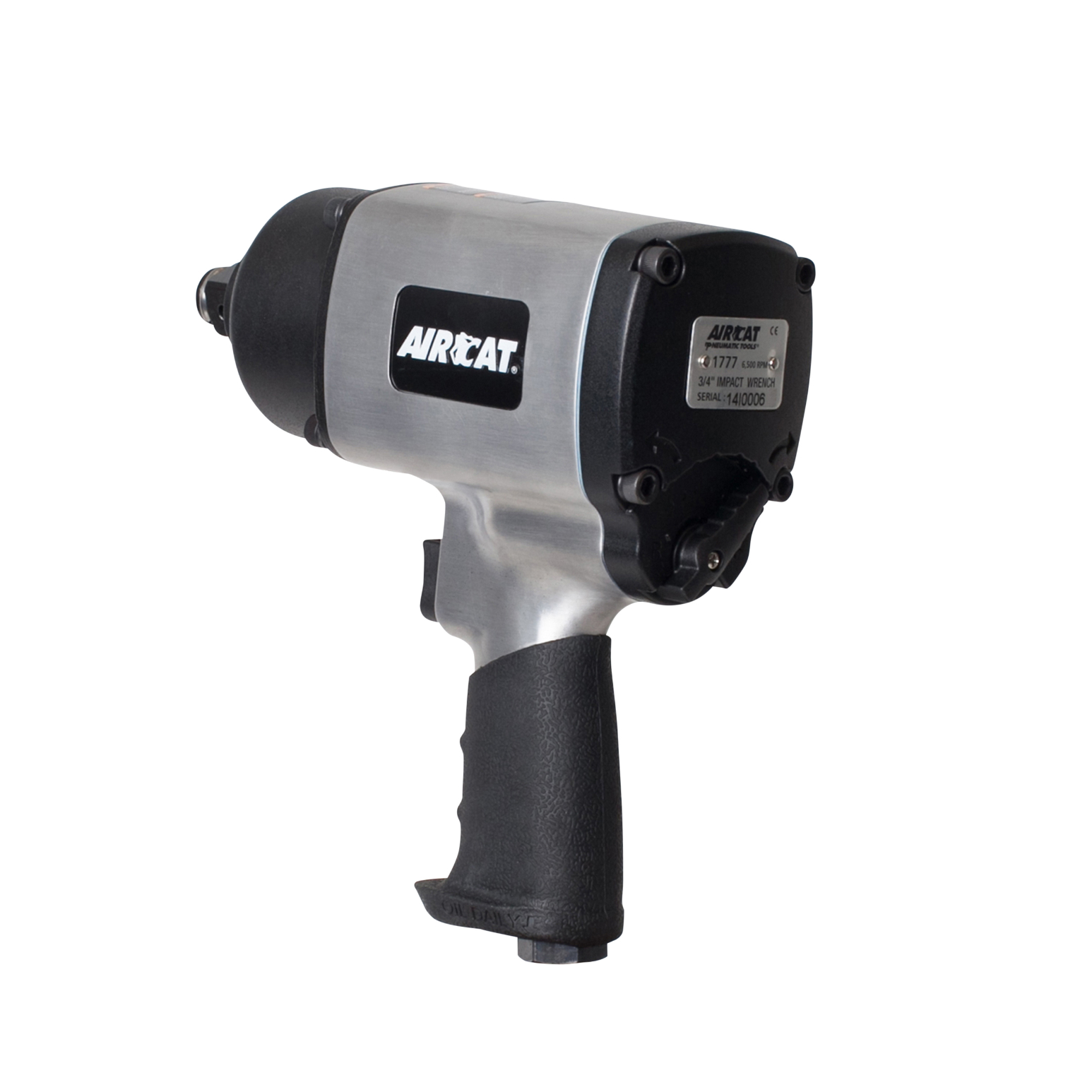AIRCAT 1777: 3/4-Inch Impact Wrench with Refined Design Twin Hammer 1,600 ft-lbs