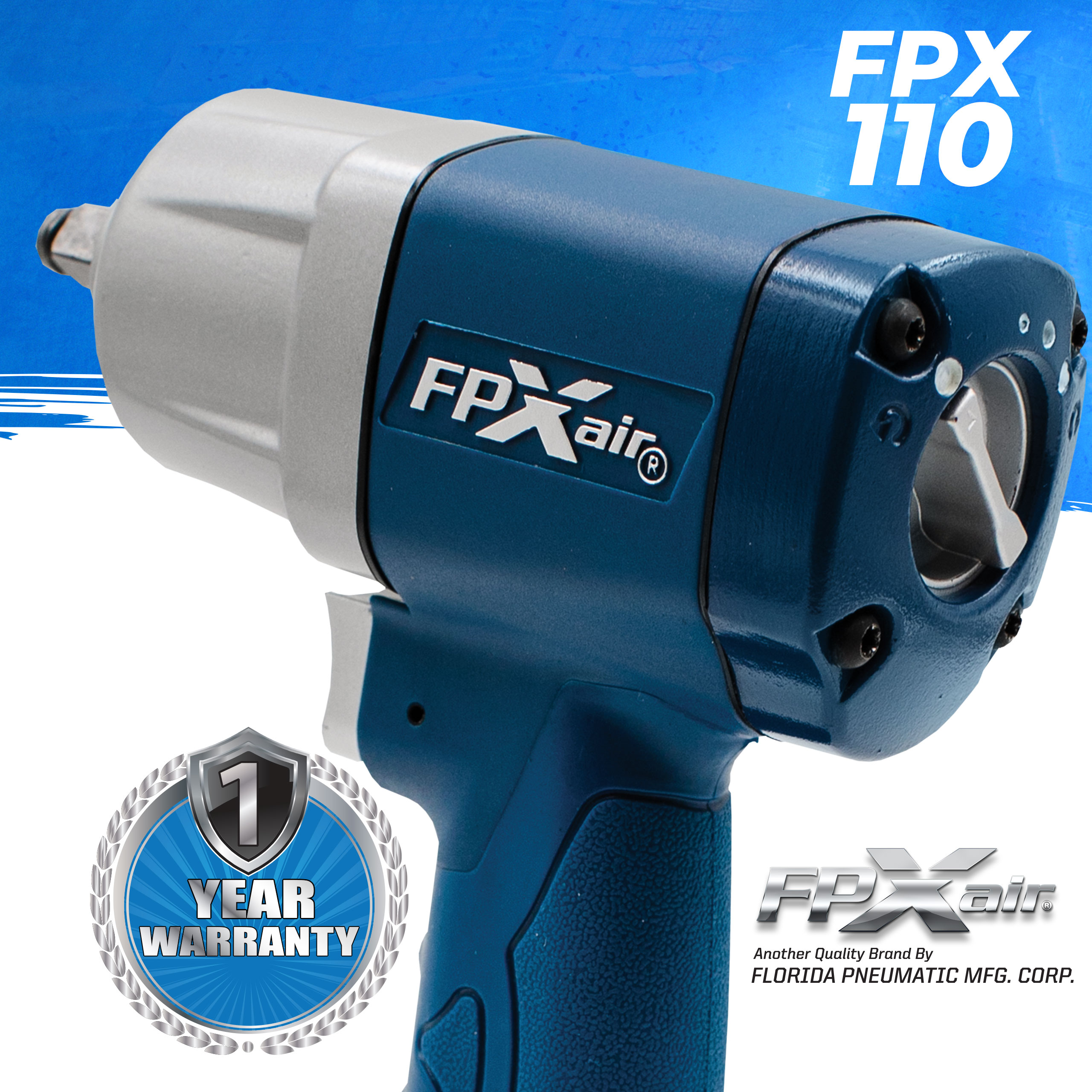 FPXAIR Composite Impact Wrench: FPX-140, Garage Air Tools - 1/2" - Bild 9 von 10