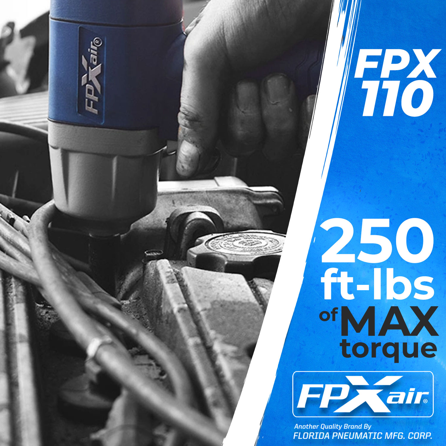 FPXAIR Composite Impact Wrench: FPX-140, Garage Air Tools - 1/2" - Bild 10 von 10