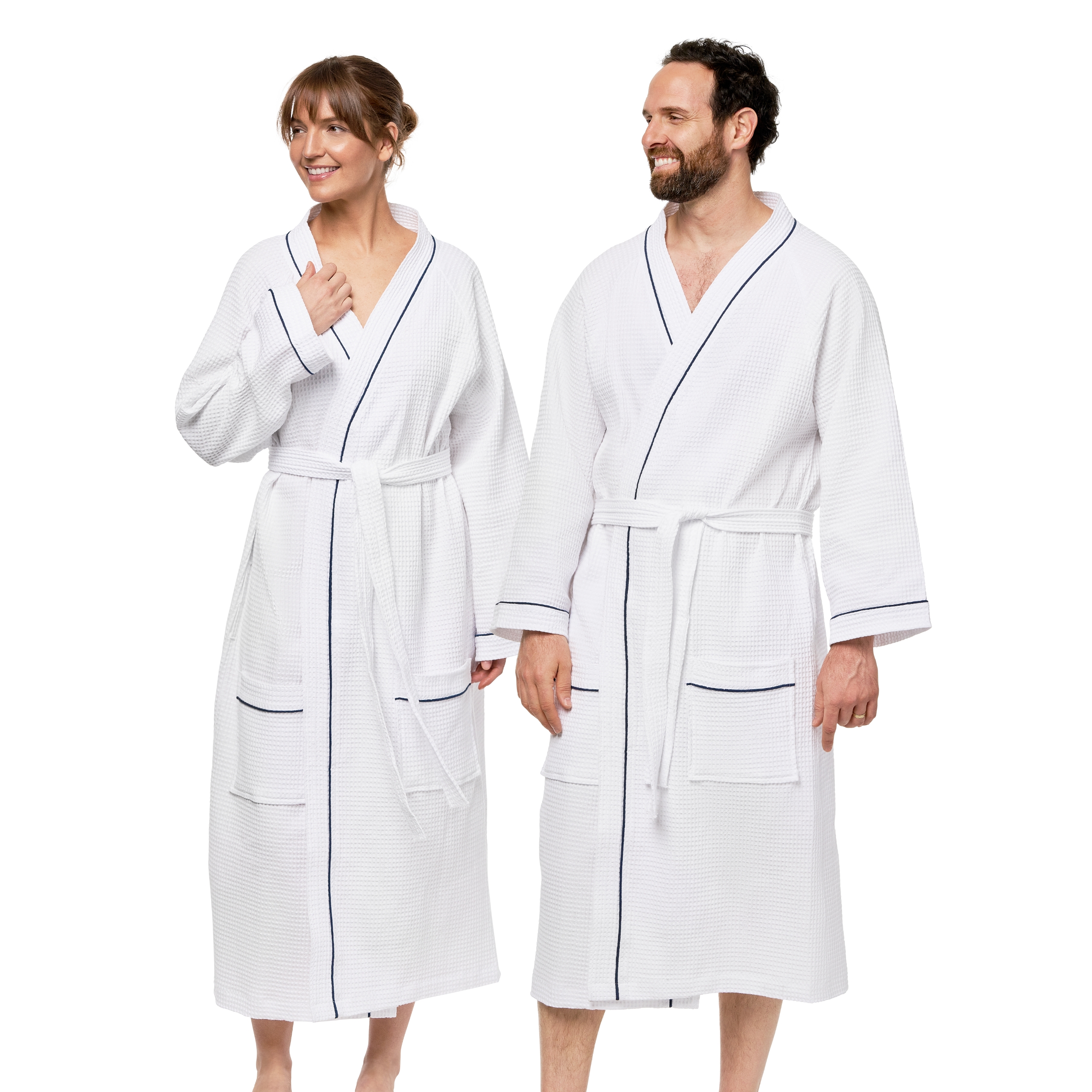 Ben Kaufman 100% Baumwolle Bademantel, Plüsch, Hotel-inspirierter Velours Morgenmantel für Herren &... - Bild 15 von 19