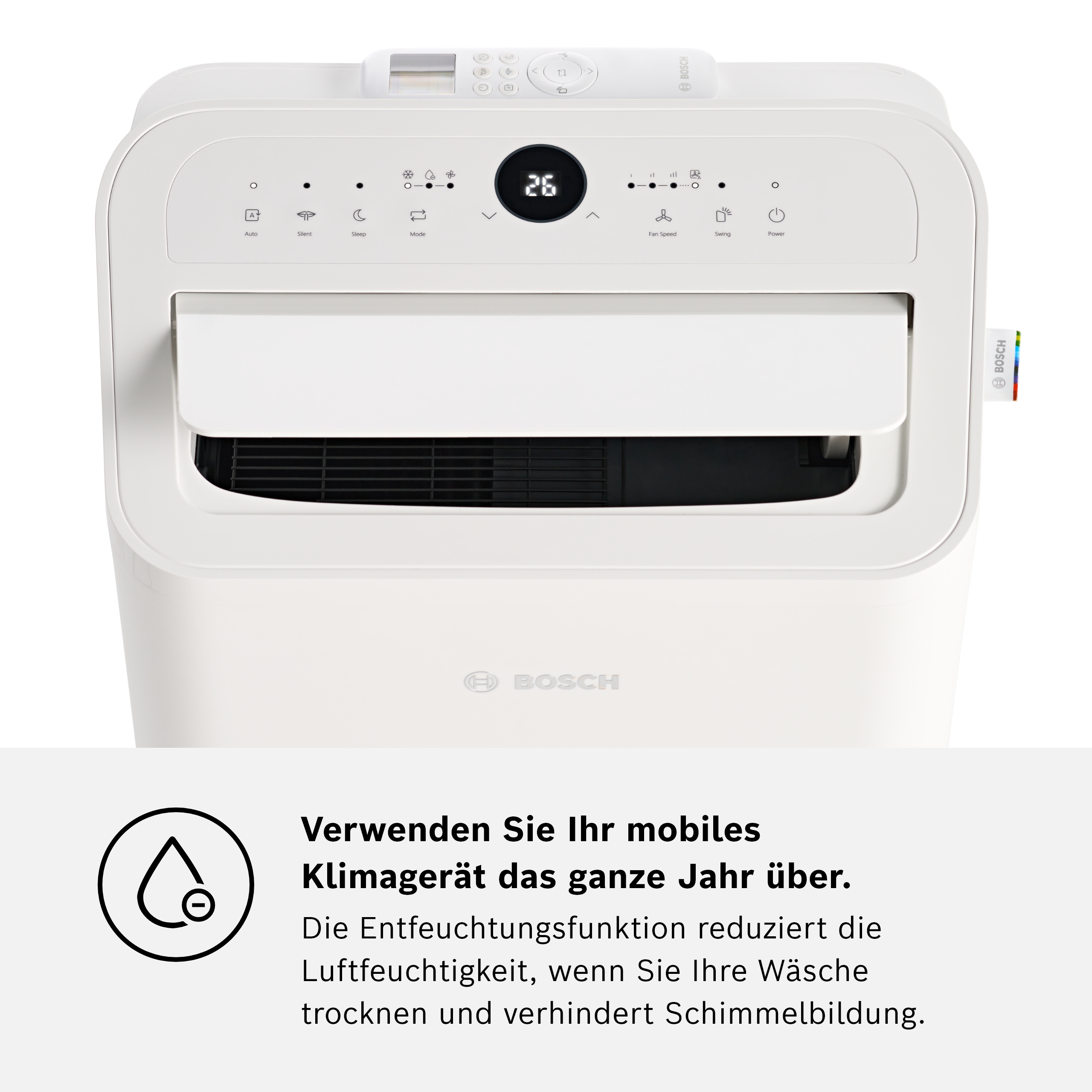 Bosch Cool 2000 Mobiles Klimagerät - 3in1, Energierating A - Bild 9 von 26