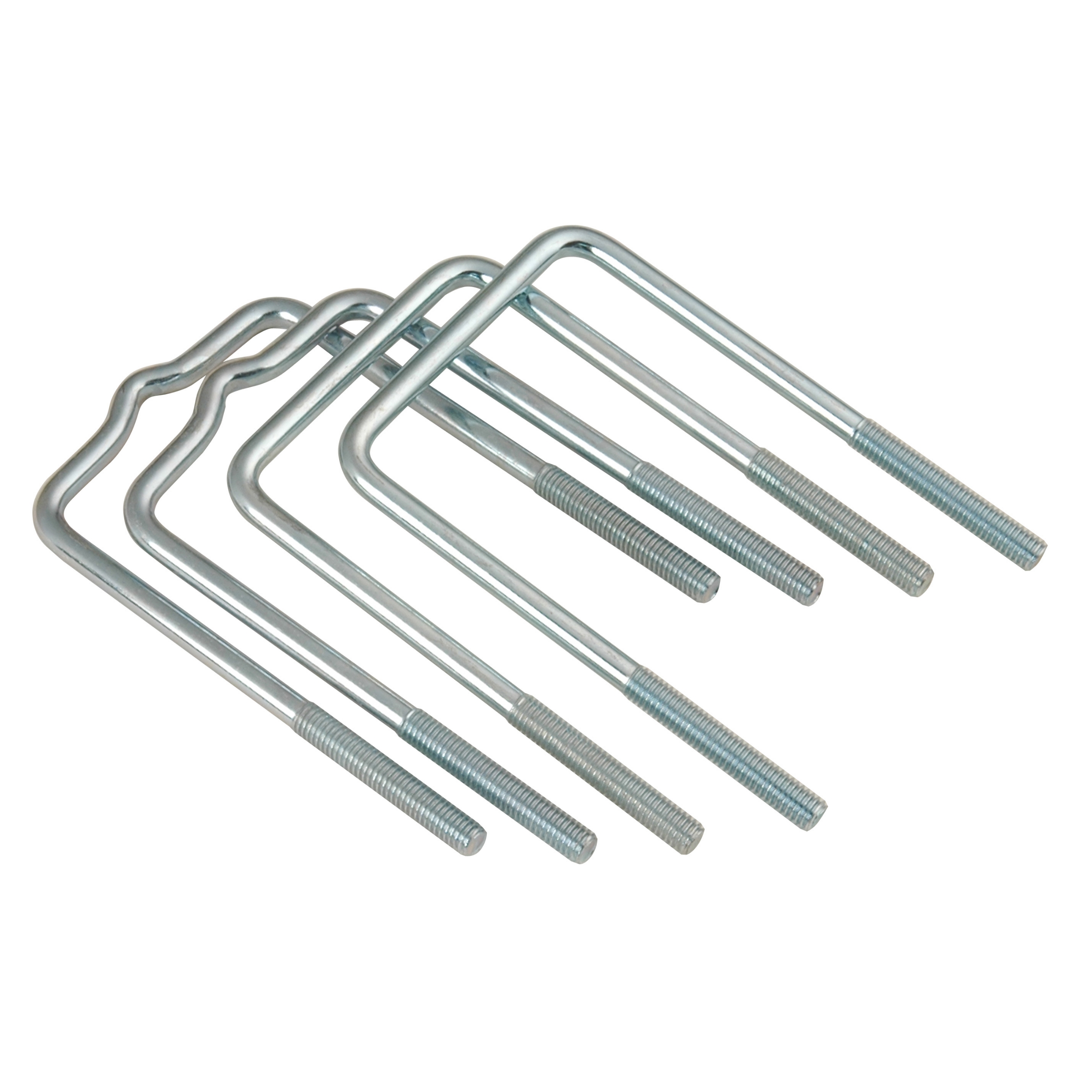 CE Smith - 11416 Straight (2) & Formed (2) Square U-bolt Kit - 3/8