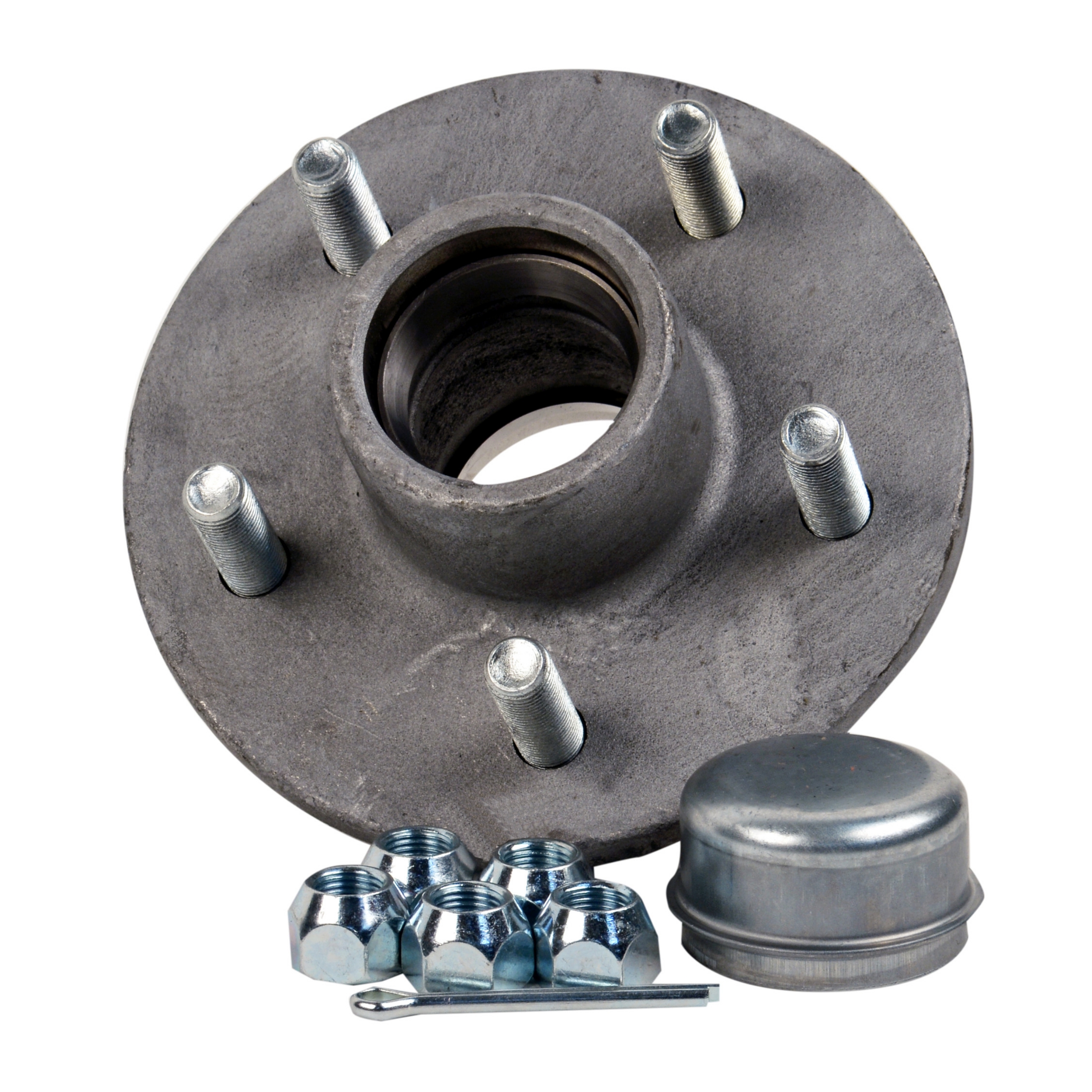 CE Smith - Galvanized Trailer Hub Kit - Tapered Spindle, 5