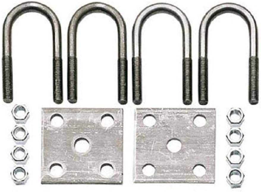 CE Smith - Axle Tie Plate Kit - 2 Tie Plates, 4 U-Bolts and 8 Nuts and Lock Washers for 2-3/8