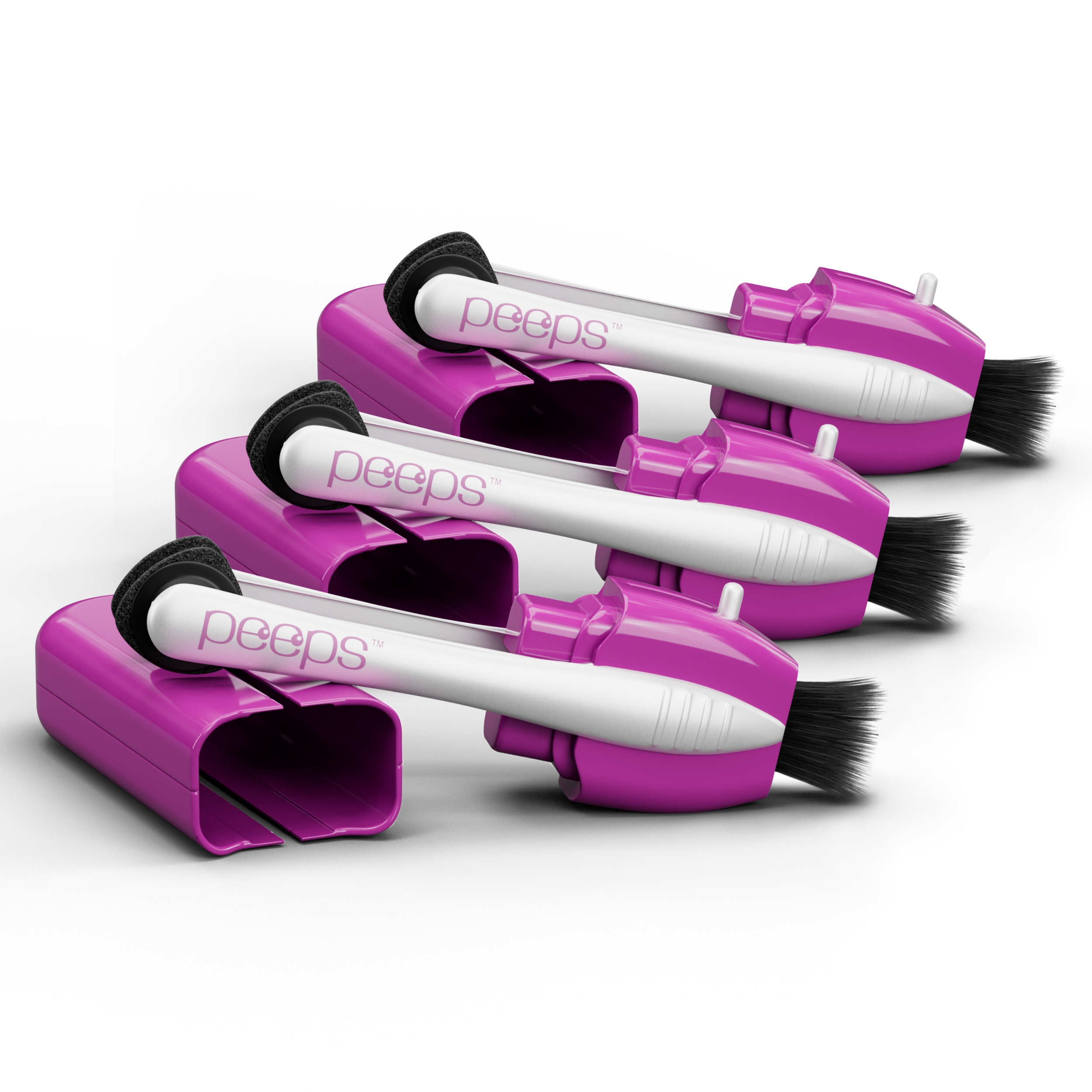 Peeps Lens Cleaners, Purple Injected (3 Pack)