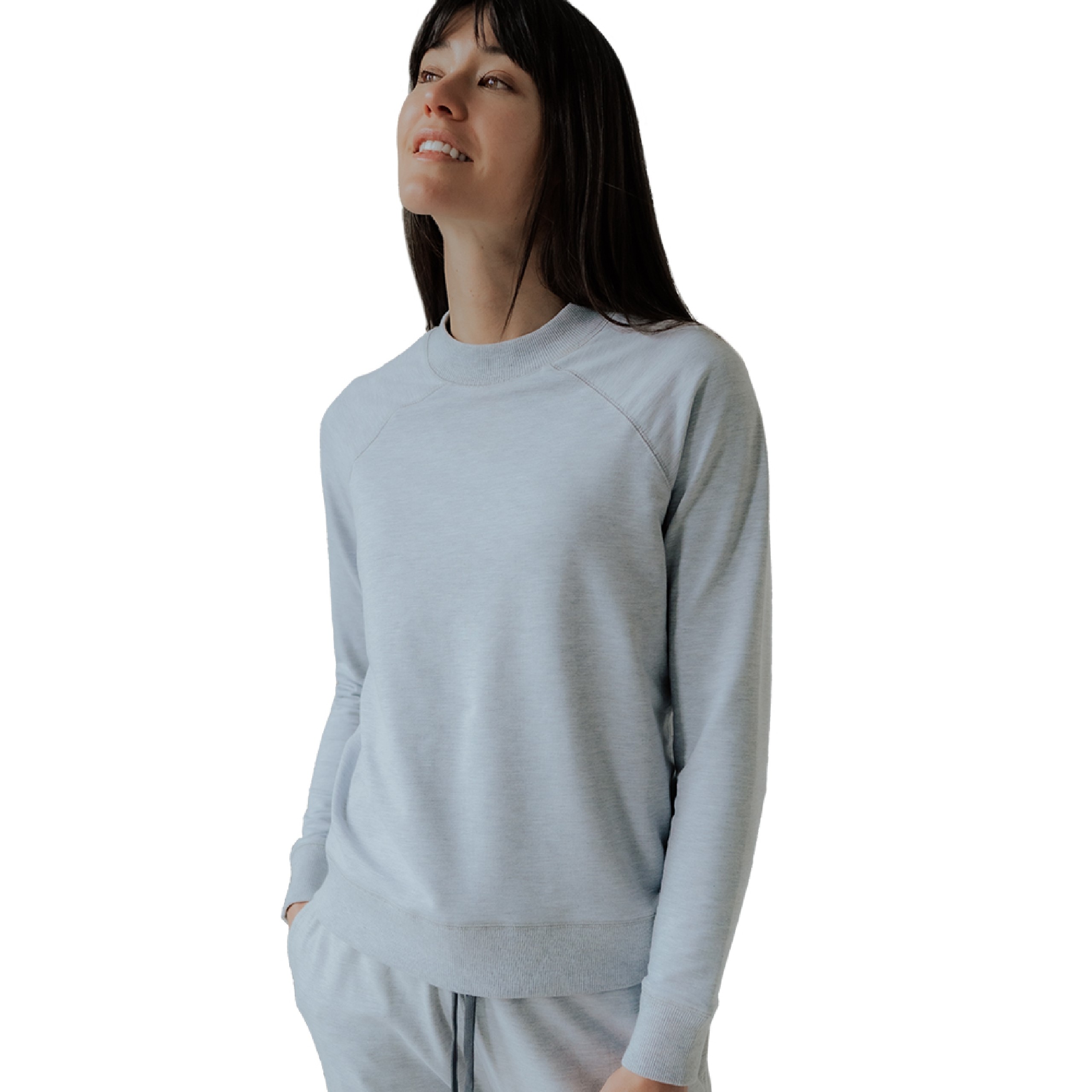 Cariloha - Women's Pullover Sweatshirt - Light Heather Gray - L