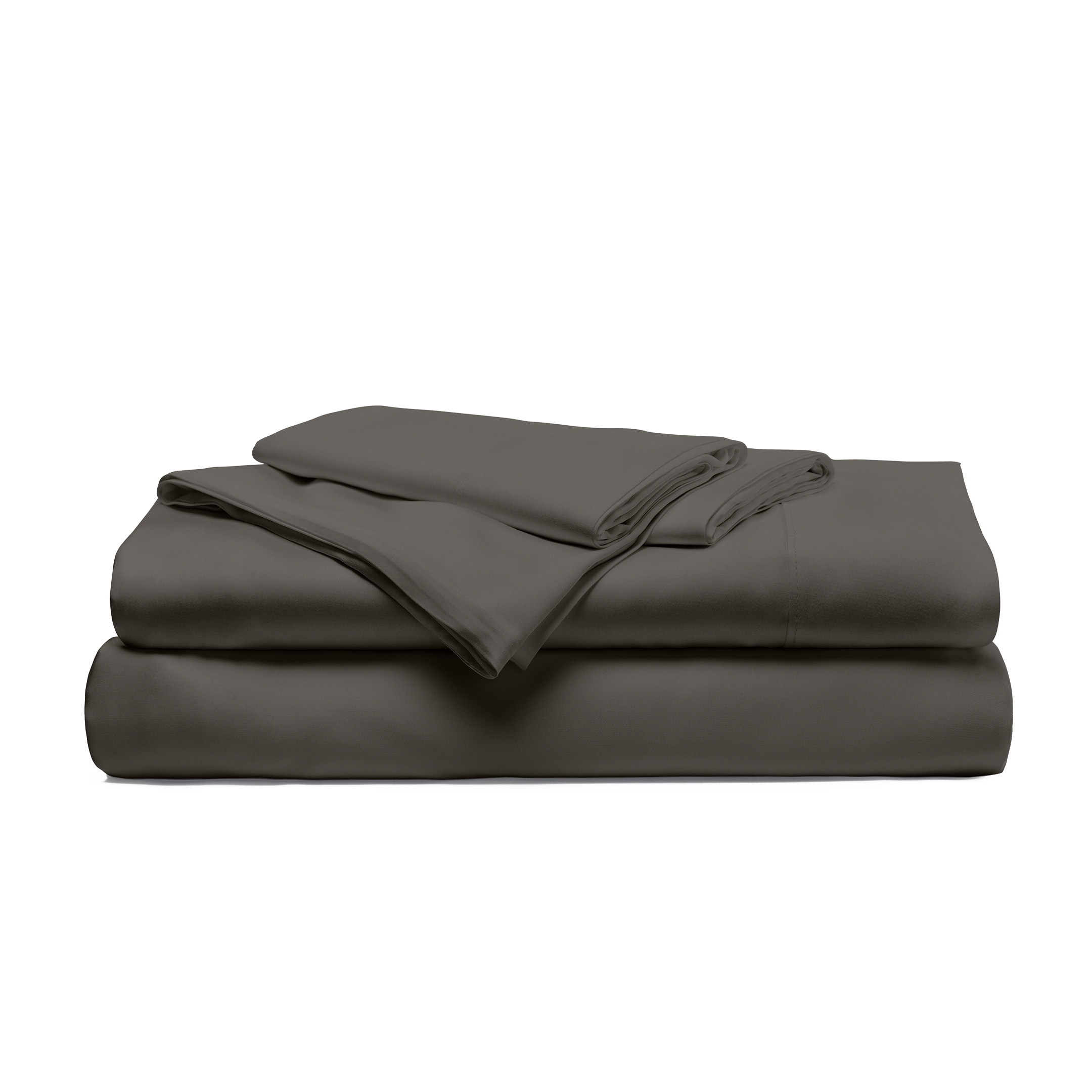 Cariloha Resort Bamboo 4-Piece Bed Sheet Set - Cooling, Odor-Resistant, Eco-Friendly, Hypoallergenic, Soft and Durable - Flat and Fitted Sheets and Two Pillowcases - King - Onyx