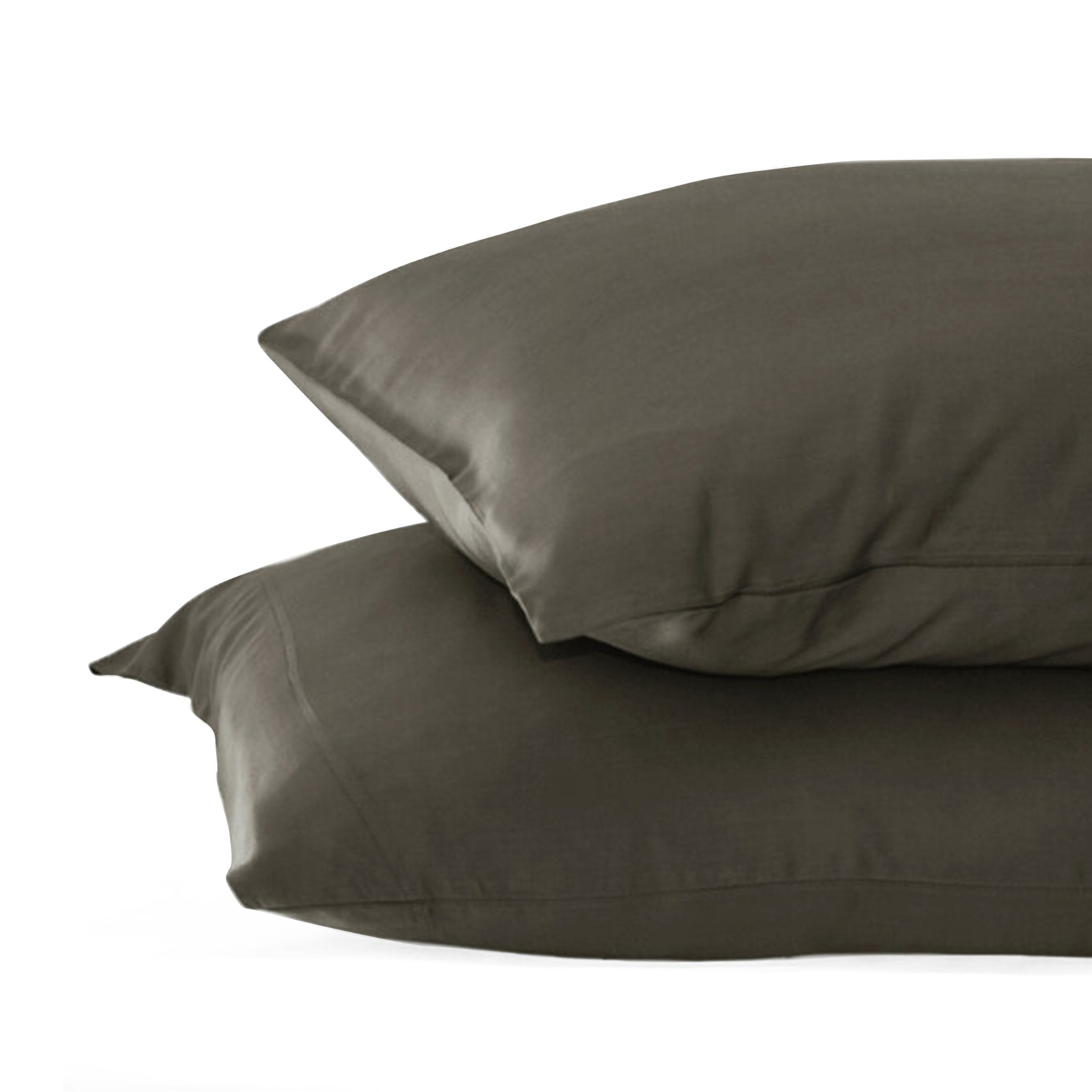 Cariloha Resort Bamboo Pillowcase Set - Breathable Fabric, Moisture-Wicking and Irresistibly Soft - King - Onyx - Set of 2