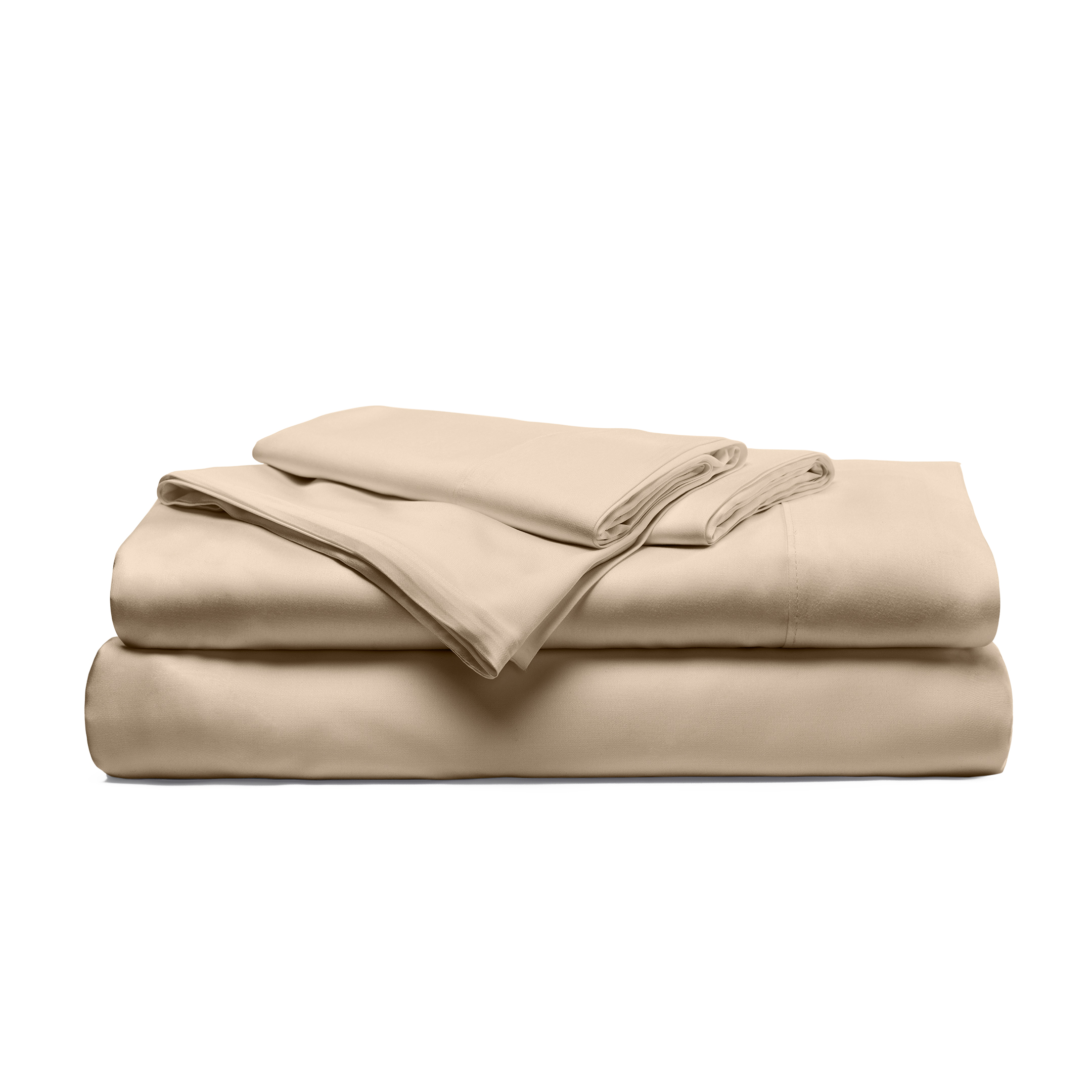 Cariloha Resort Bamboo 4-Piece Bed Sheet Set - Cooling, Odor-Resistant, Eco-Friendly, Hypoallergenic, Soft and Durable - Flat and Fitted Sheets and Two Pillowcases - King - Stone
