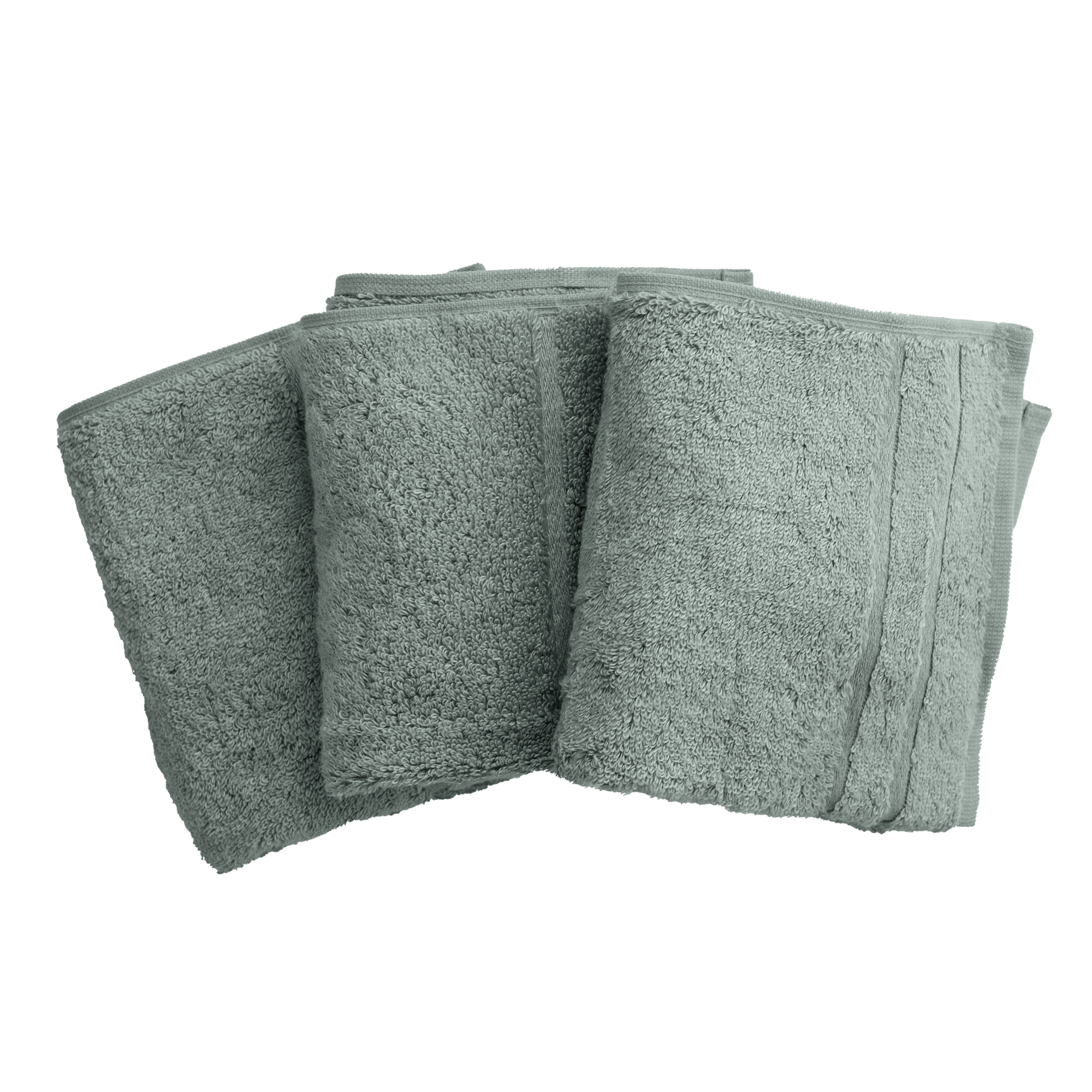 Cariloha Organic Bamboo and Turkish Cotton Washcloths - Highly Absorbent and Odor-Resistant - 600 GSM - 13