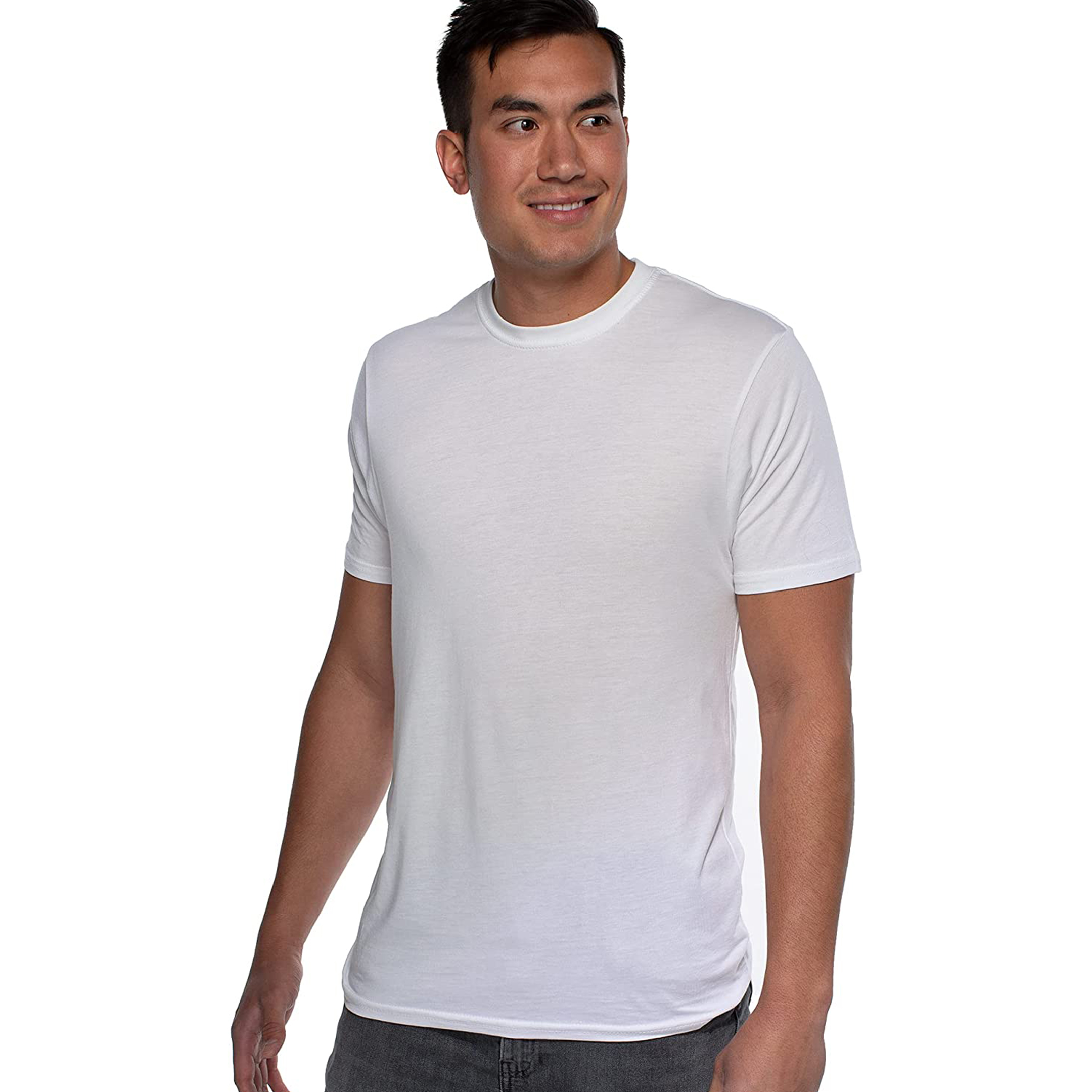 Cariloha Bamboo Crew Tee - Moisture Wicking Bamboo-Viscose Crewneck T Shirt for Men - XXX-Large - White