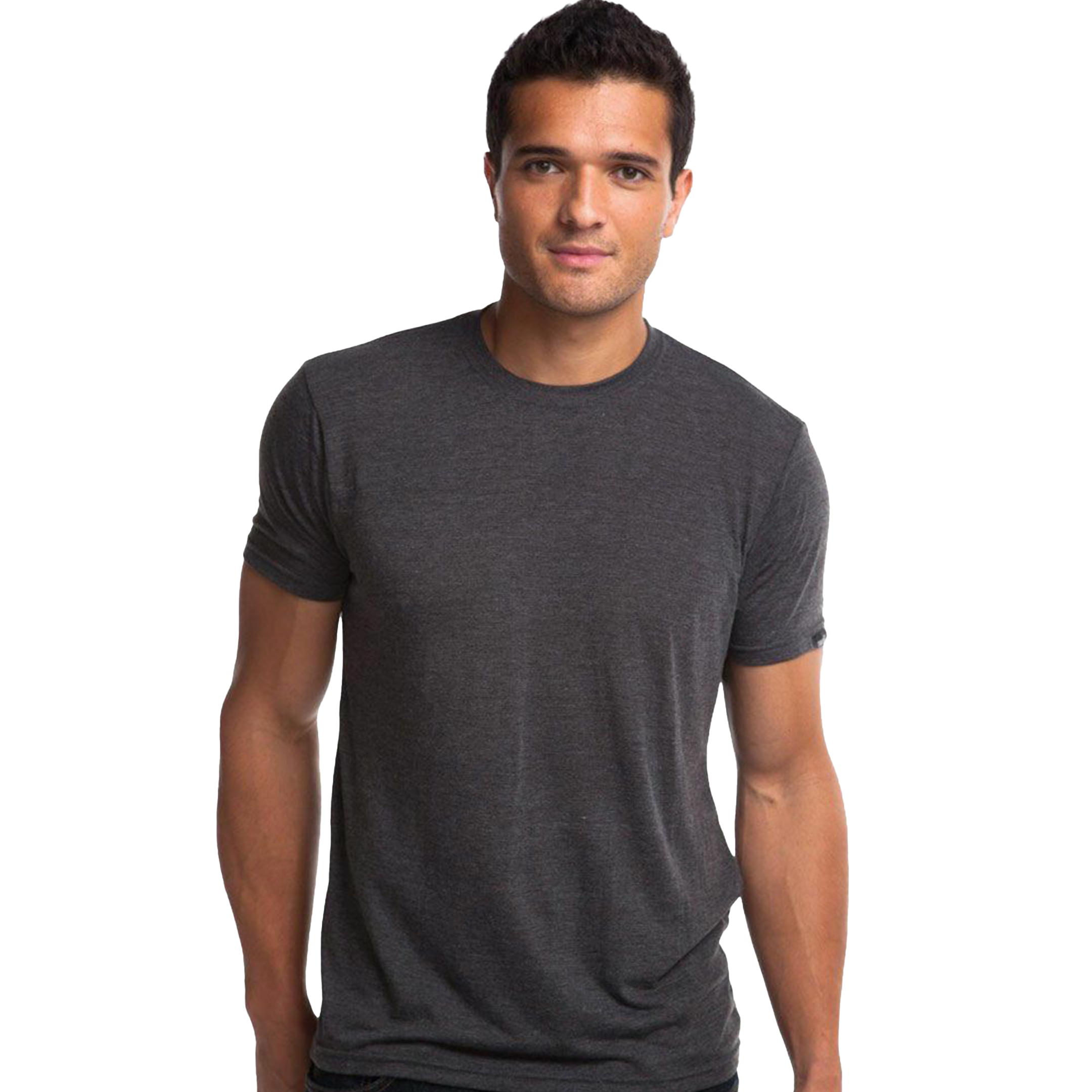Cariloha Bamboo Men's Comfort Crew Tee | 1-Year Limited Quality Warranty (X-Large, Charcoal)