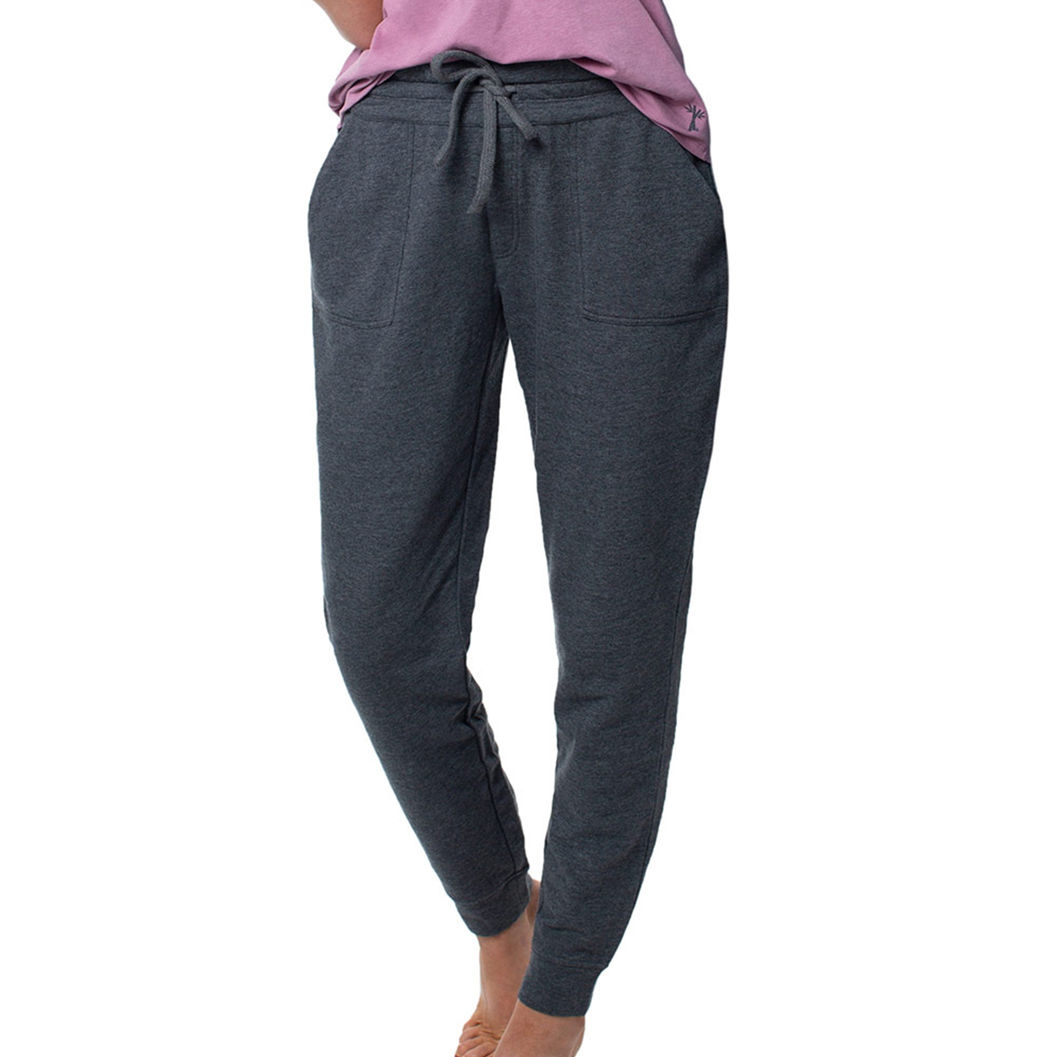 Cariloha Women's Bamboo Jogger - Moisture Wicking Athletic Sweatpants for Yoga, Running, or The Gym - X-Small - Carbon Heather