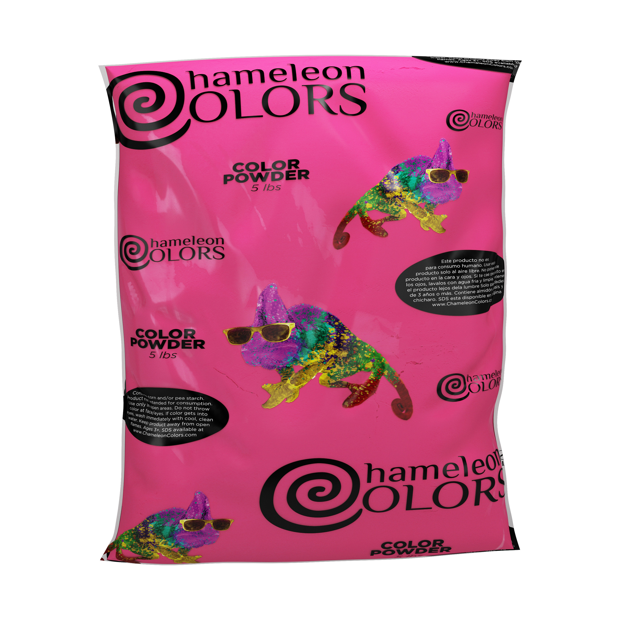 Chameleon Colors Color Powder, Magenta Color Powder, 5 Pounds