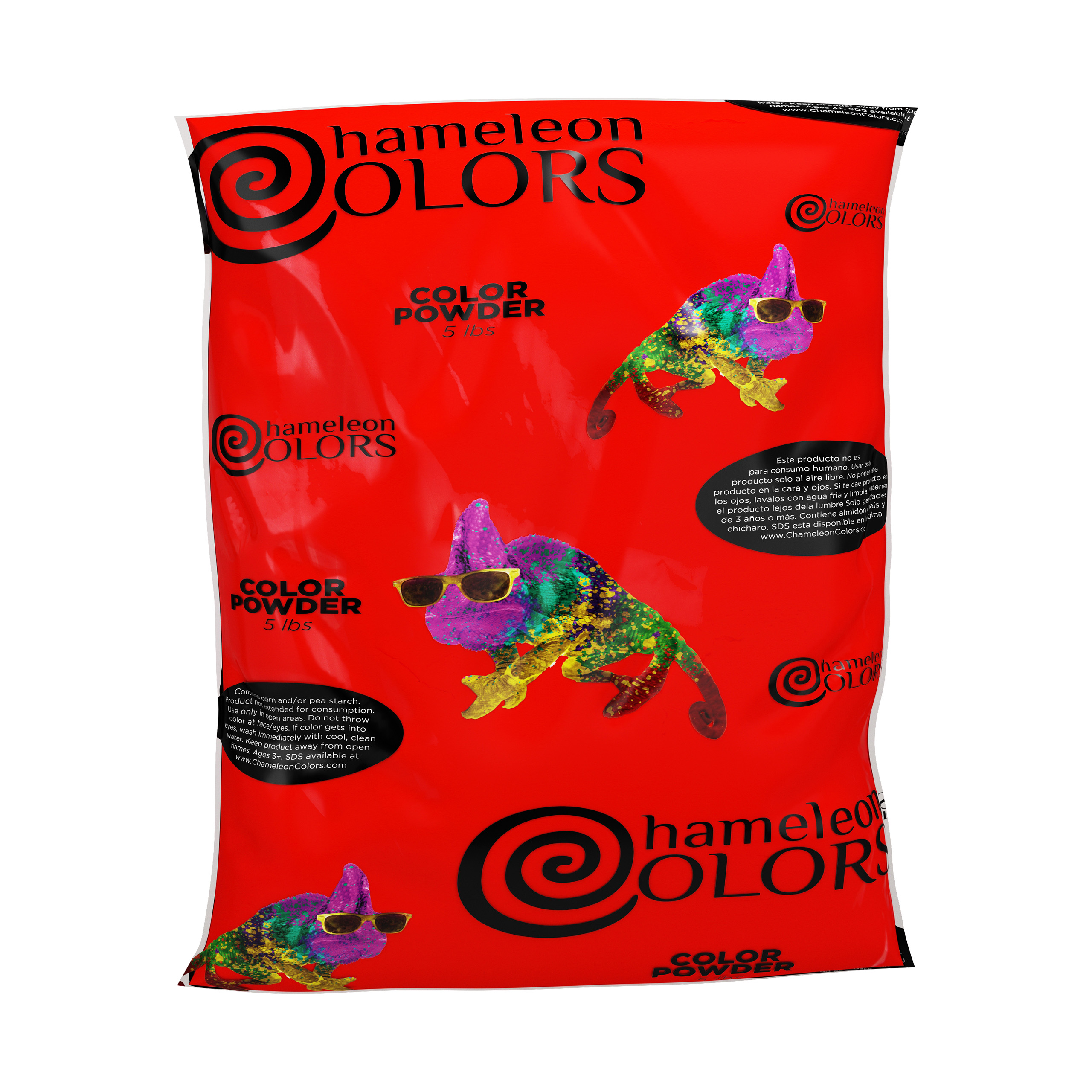 Chameleon Colors Color Powder, Red Color Powder, 5 Pounds