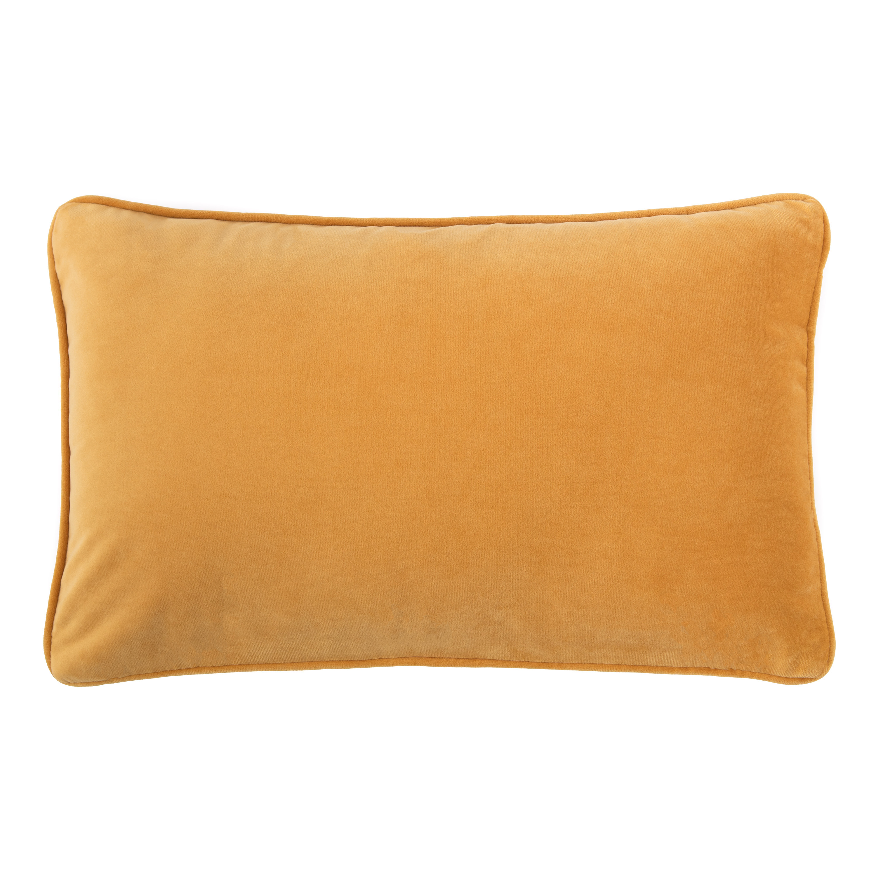 Chanasya Ultra Soft Velvet Lumbar Throw Pillow Cover - Bright and Colorful Super Soft Modern Decorative Home Decor for Sofa, Chair, and Bed (12x20 Inches) Golden