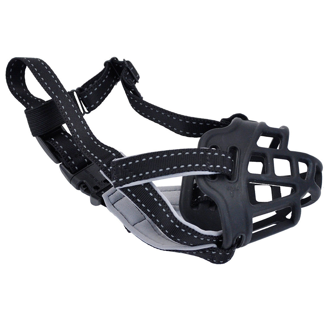 Coastal - Soft Basket Muzzle, Black, 01
