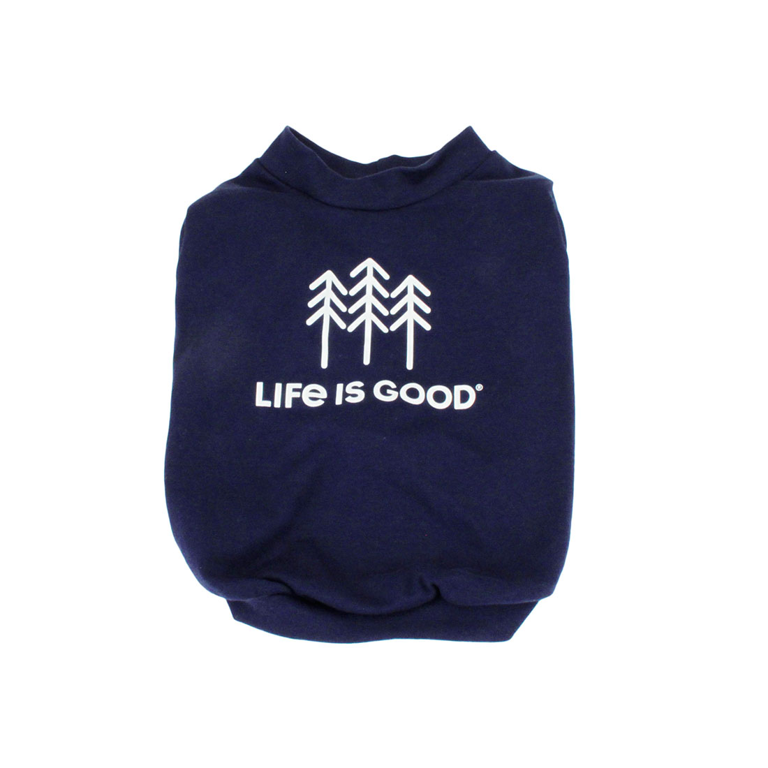 Coastal - Life is Good - Dog T-Shirt, Navy, Large (26