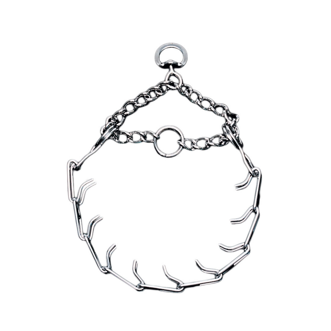 Coastal - Titan - Dog Prong Training Collar, Chrome, 3.3 mm x 20
