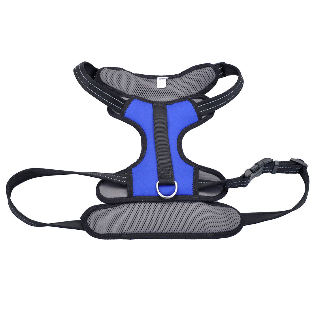Coastal - Reflective Control Handle Harness, Blue, Girth: 30