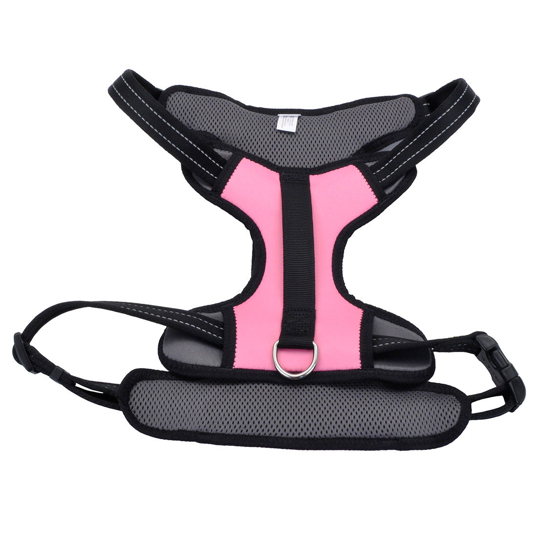 Coastal - Reflective Control Handle Harness, Pink, Girth: 30
