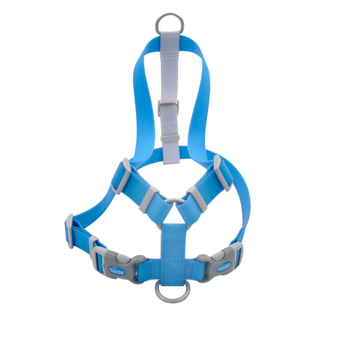 Coastal - Pro Waterproof Dog Harness - Durable and Adjustable - Aqua Blue - 3/4‚Äù x 16