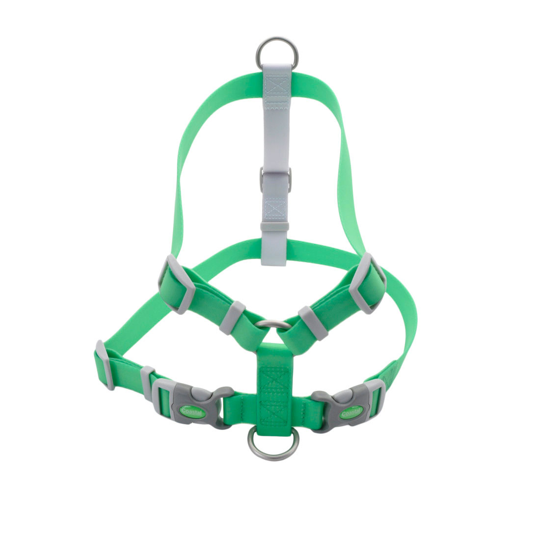 Coastal - Pro Waterproof Dog Harness - Durable and Adjustable - Lime Green - 3/4‚Äù x 13