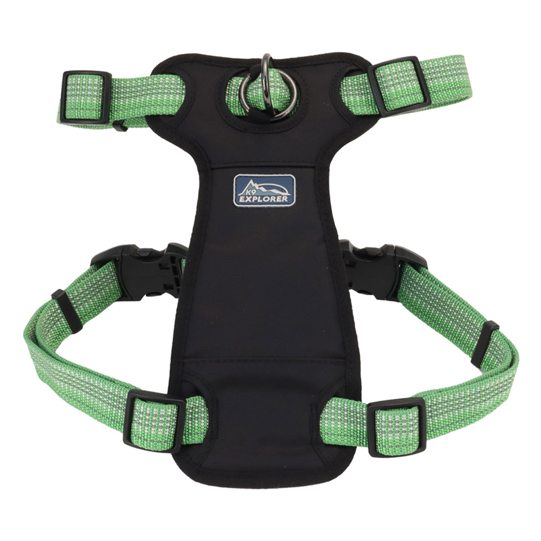 Coastal - K-9 Explorer - Brights Reflective Front-Connect Harness, Meadow, 5/8