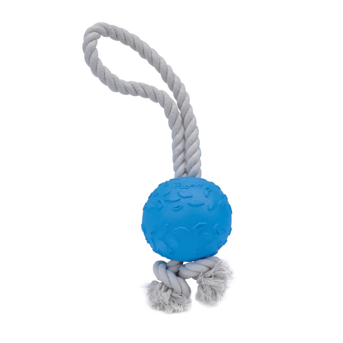 Coastal - Pro - Fit Foam Toy Rope Ball, Blue Lagoon, 13