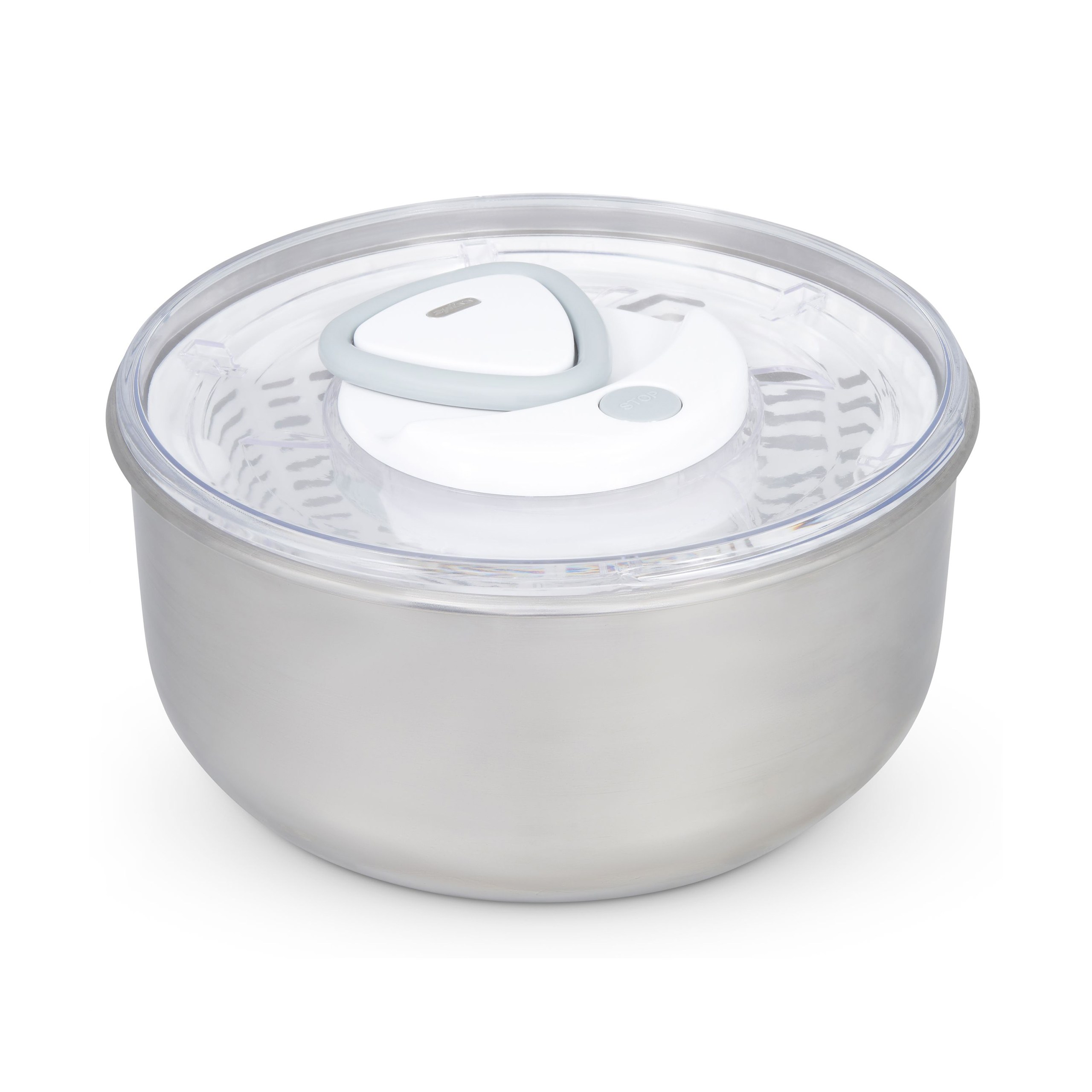 Zyliss Easy Spin¬Æ Salad Spinner, Stainless Steel