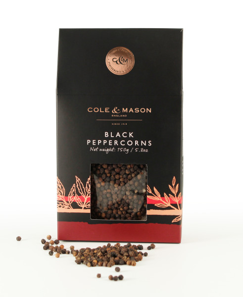 Cole & Mason Black Peppercorns Box