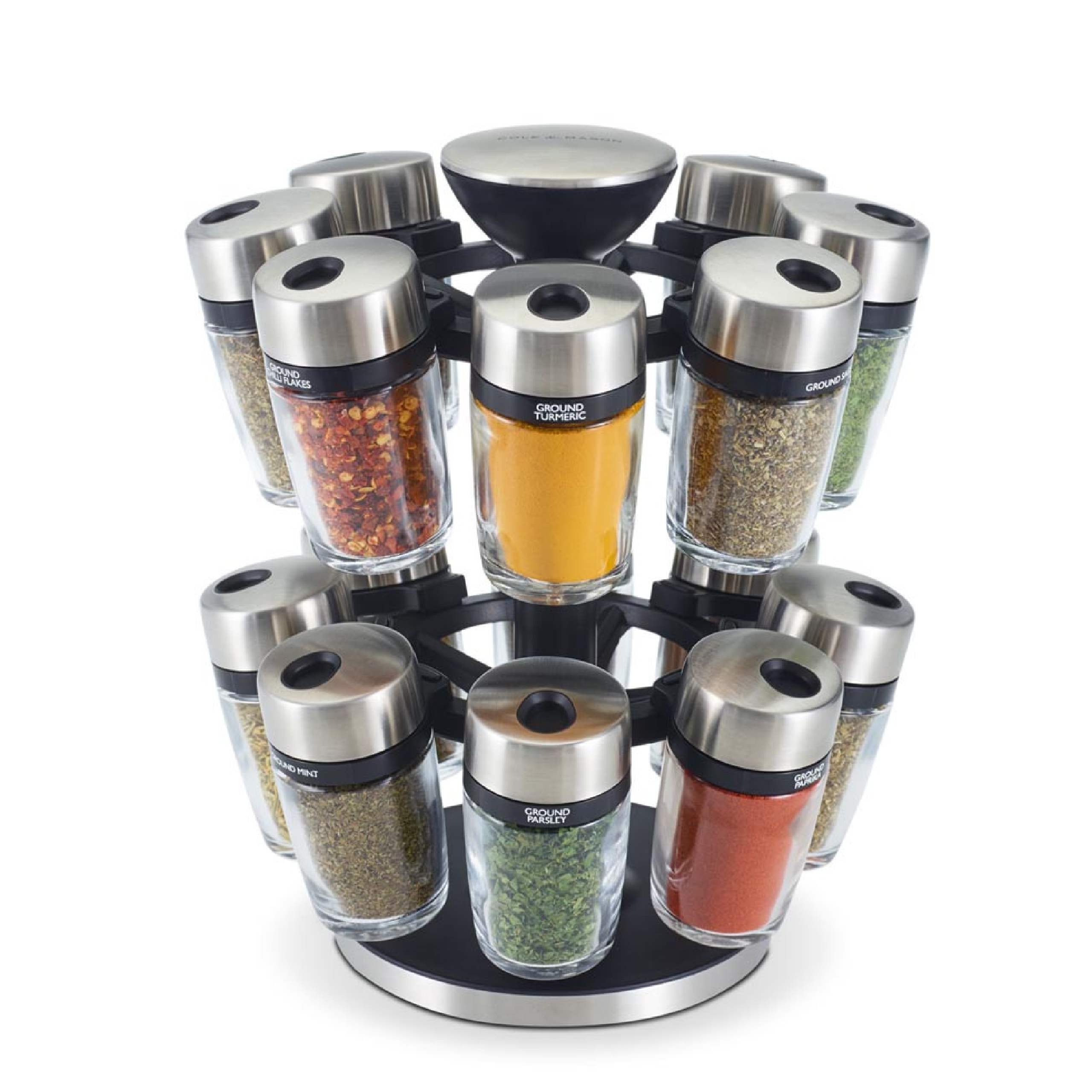 Cole & Mason 16 Jar Herb & Spice Carousel, 10