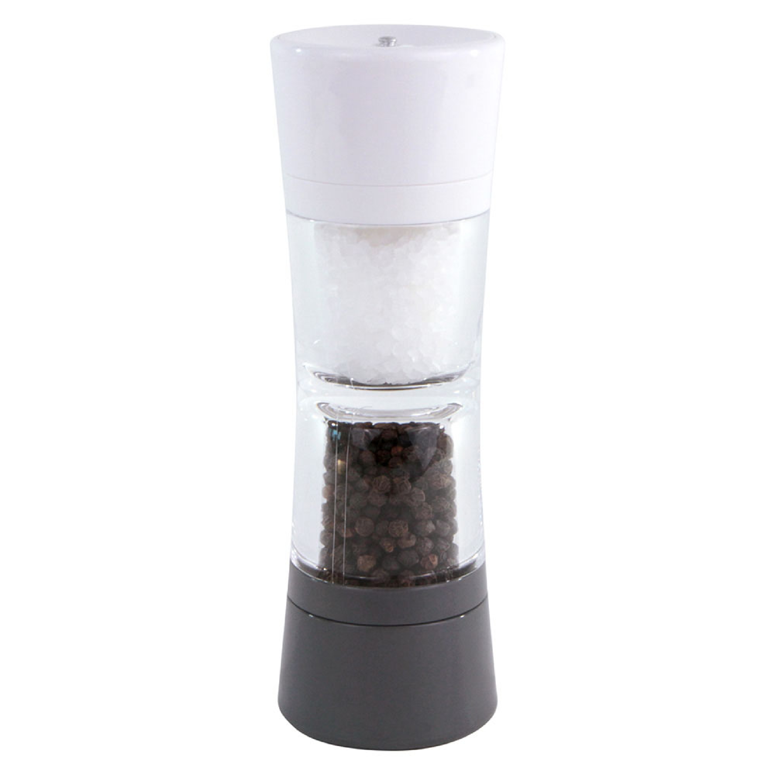 Cole & Mason Lincoln Duo Salt and Pepper Grinder Combo, Acrylic Combination Mill Includes Premium Salt and Peppercorns