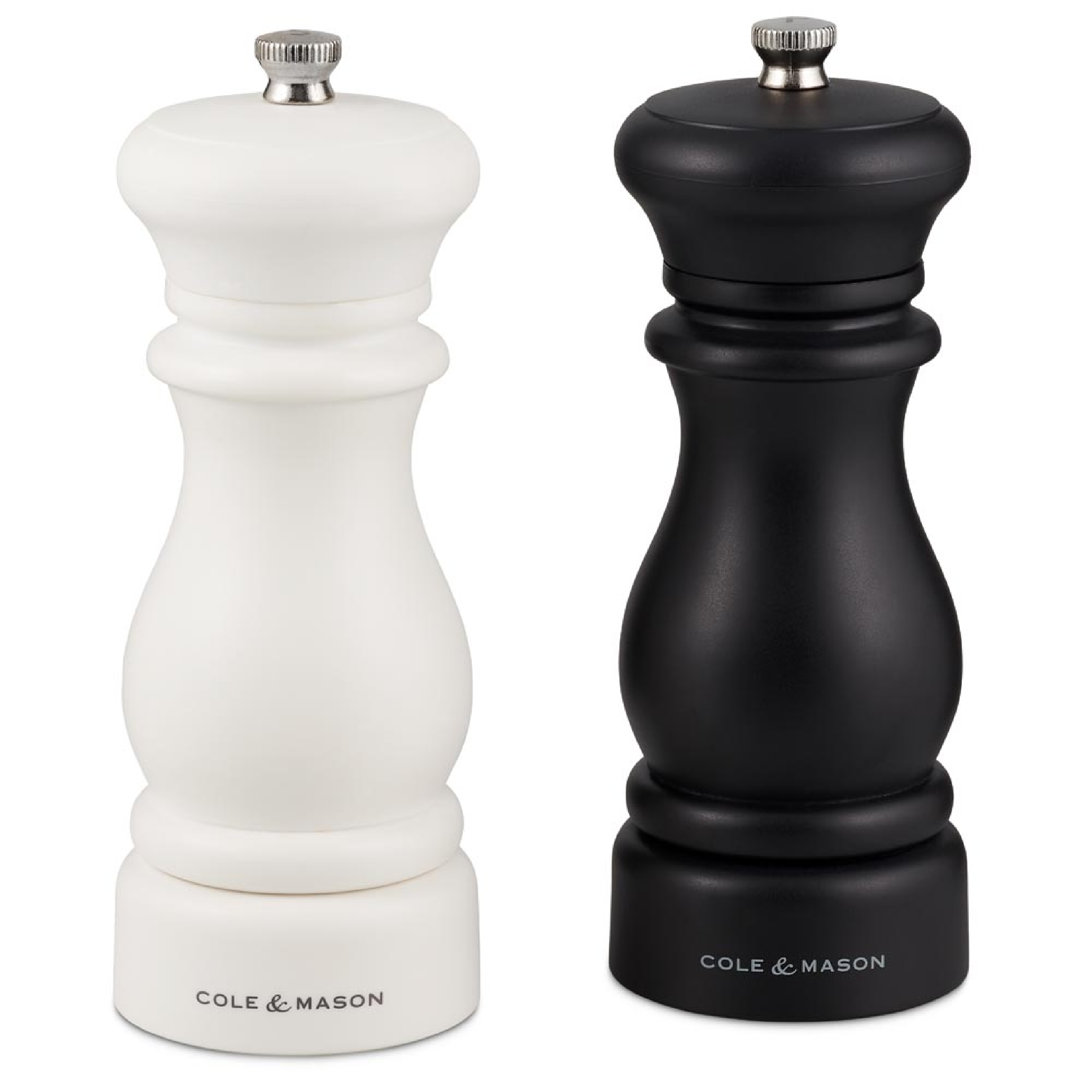 COLE & MASON Southwold Black and White Mill Gift Set, 1 EA