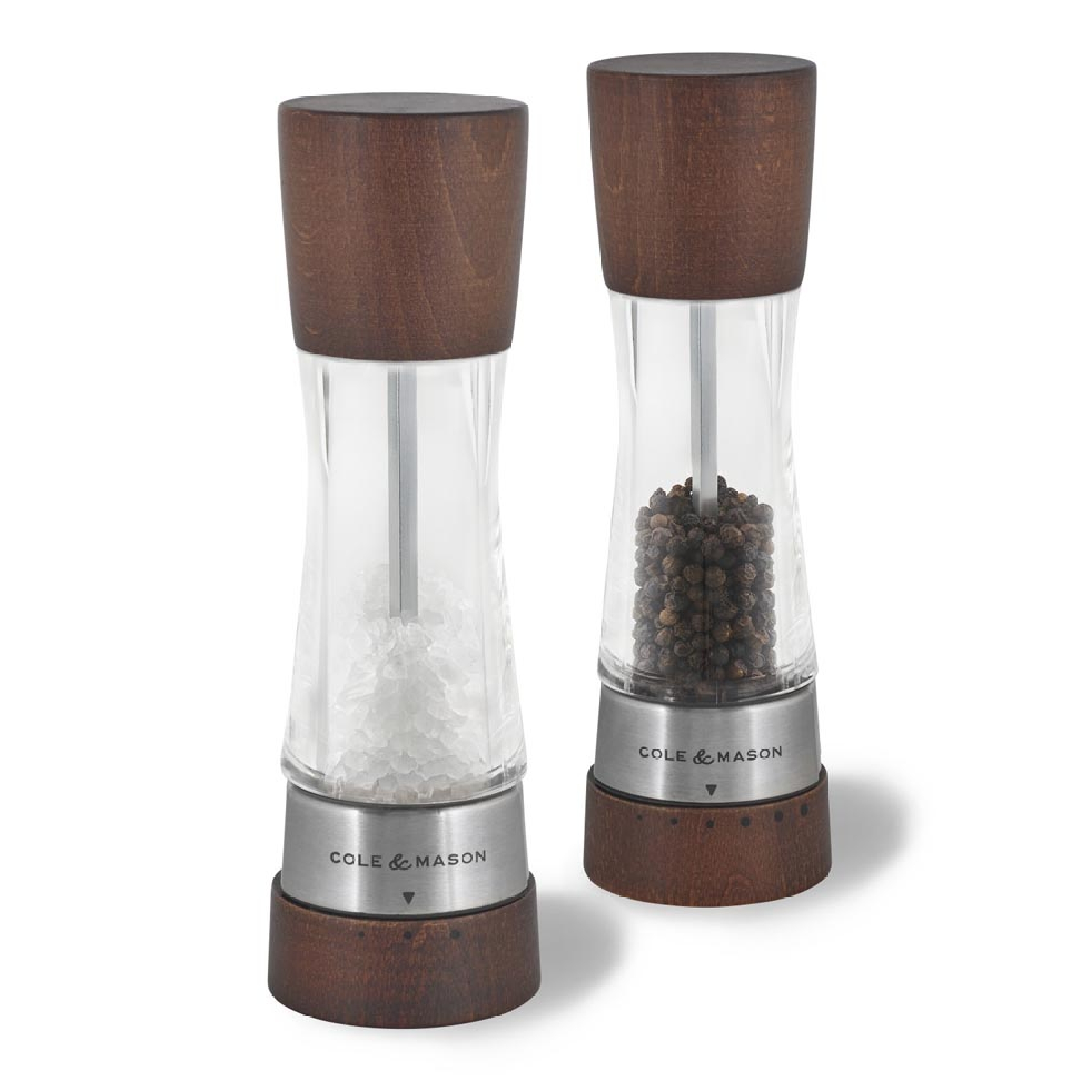 Cole & Mason Derwent Salt & Pepper Mill and Grinder Set, 7.5