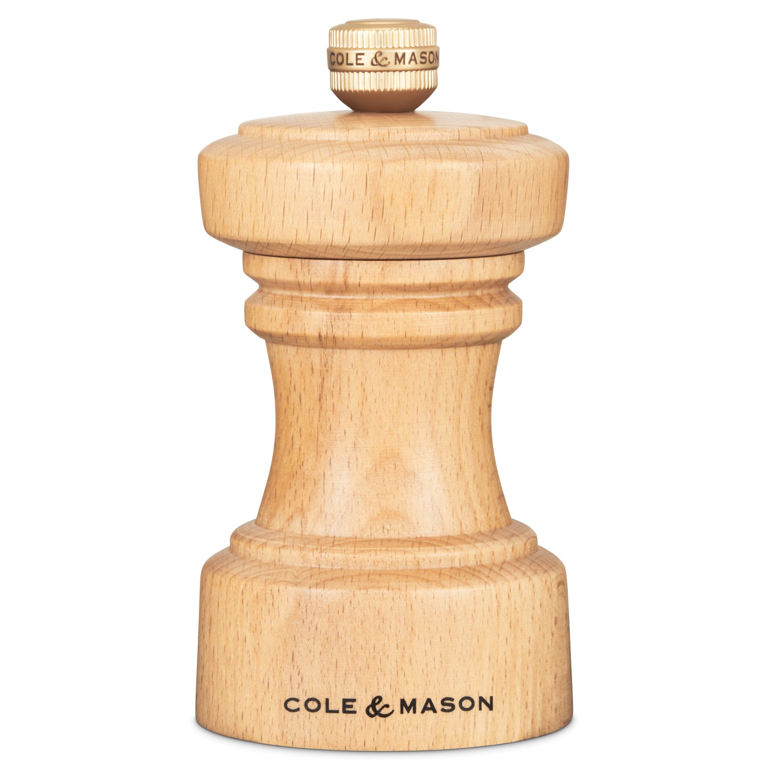 Cole & Mason Hoxton 104mm Natural Beech Pepper Mill