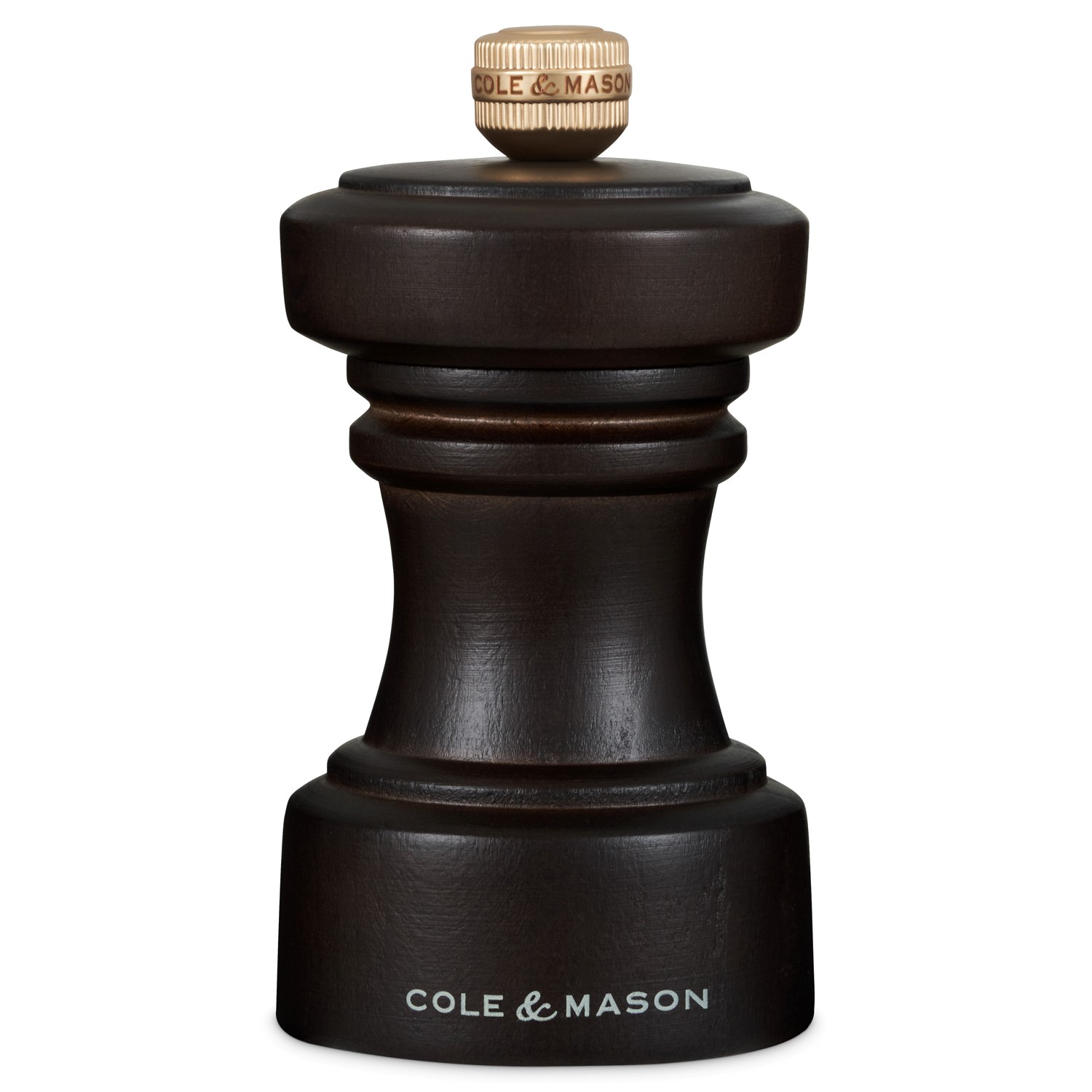 Cole & Mason Hoxton 104mm Chocolate Wood Salt Mill