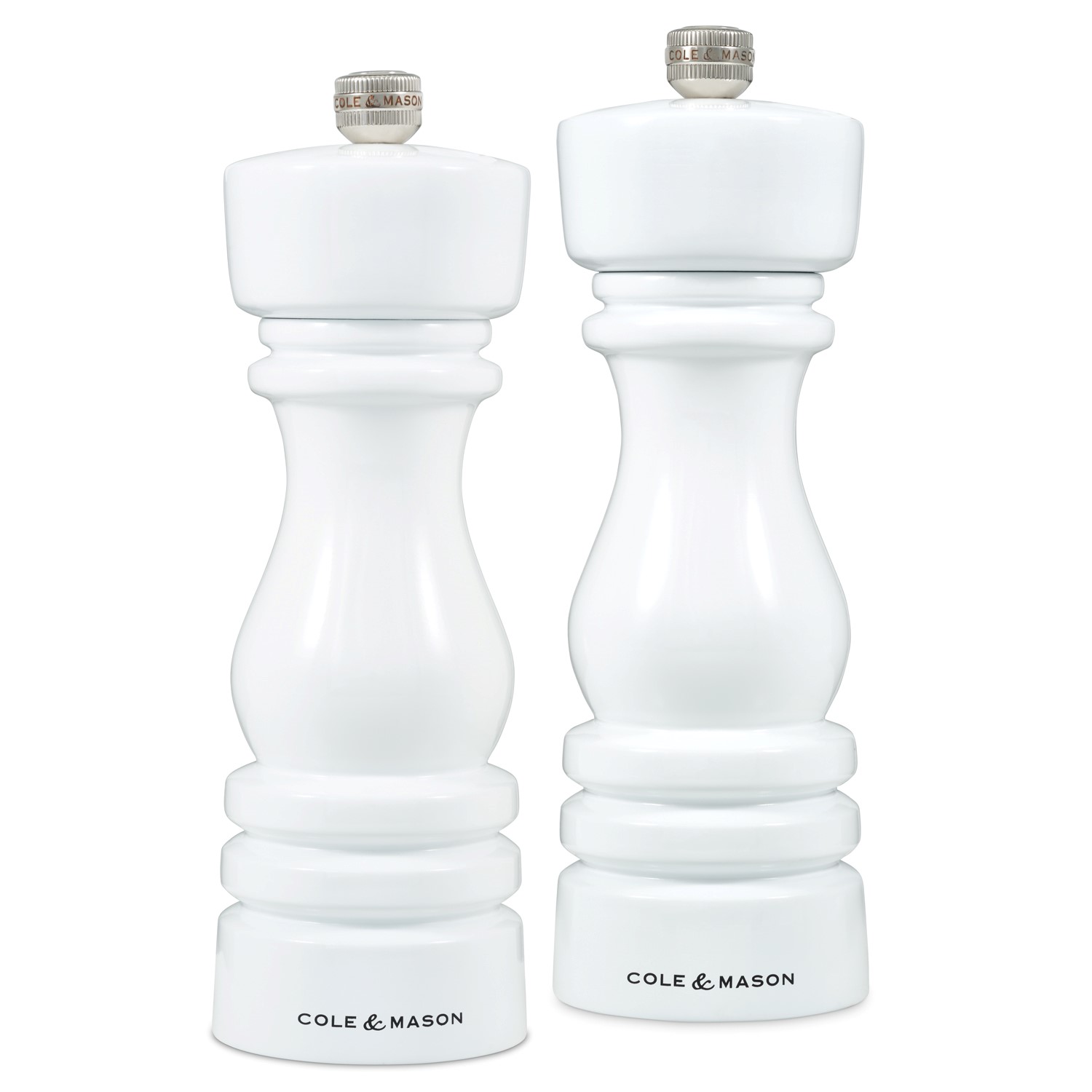 Cole & Mason London 180mm White Gloss Gift Set