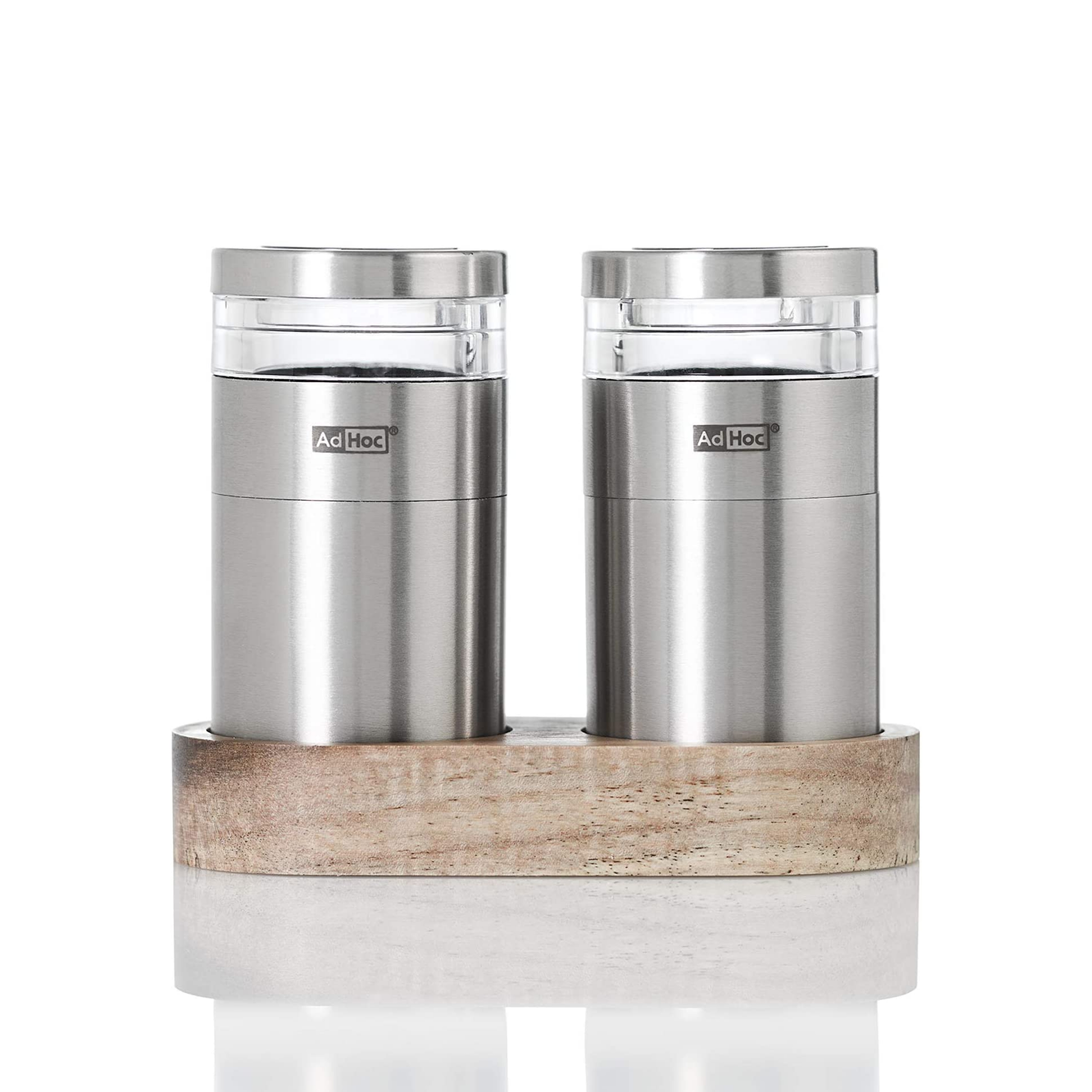 AdHoc Menage Molto Salt & Pepper Mill Set, Stainless Steel