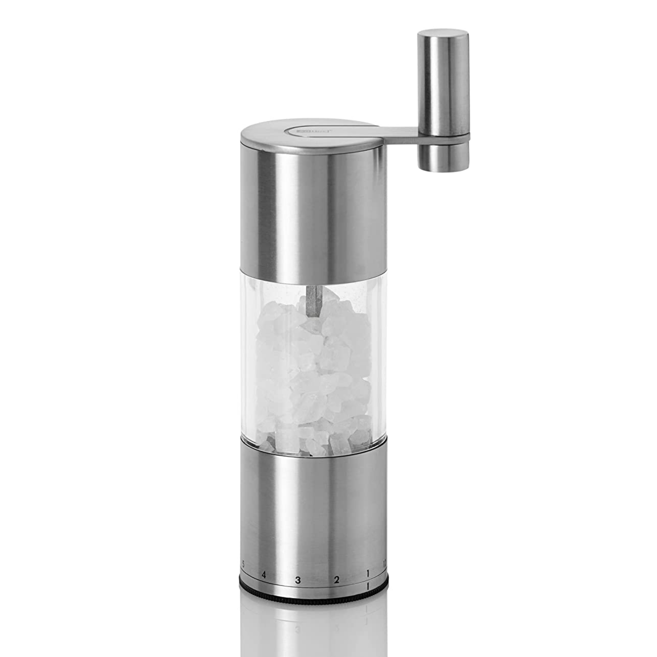 AdHoc Geared Stainless Steel Salt & Pepper Mill, 7.5
