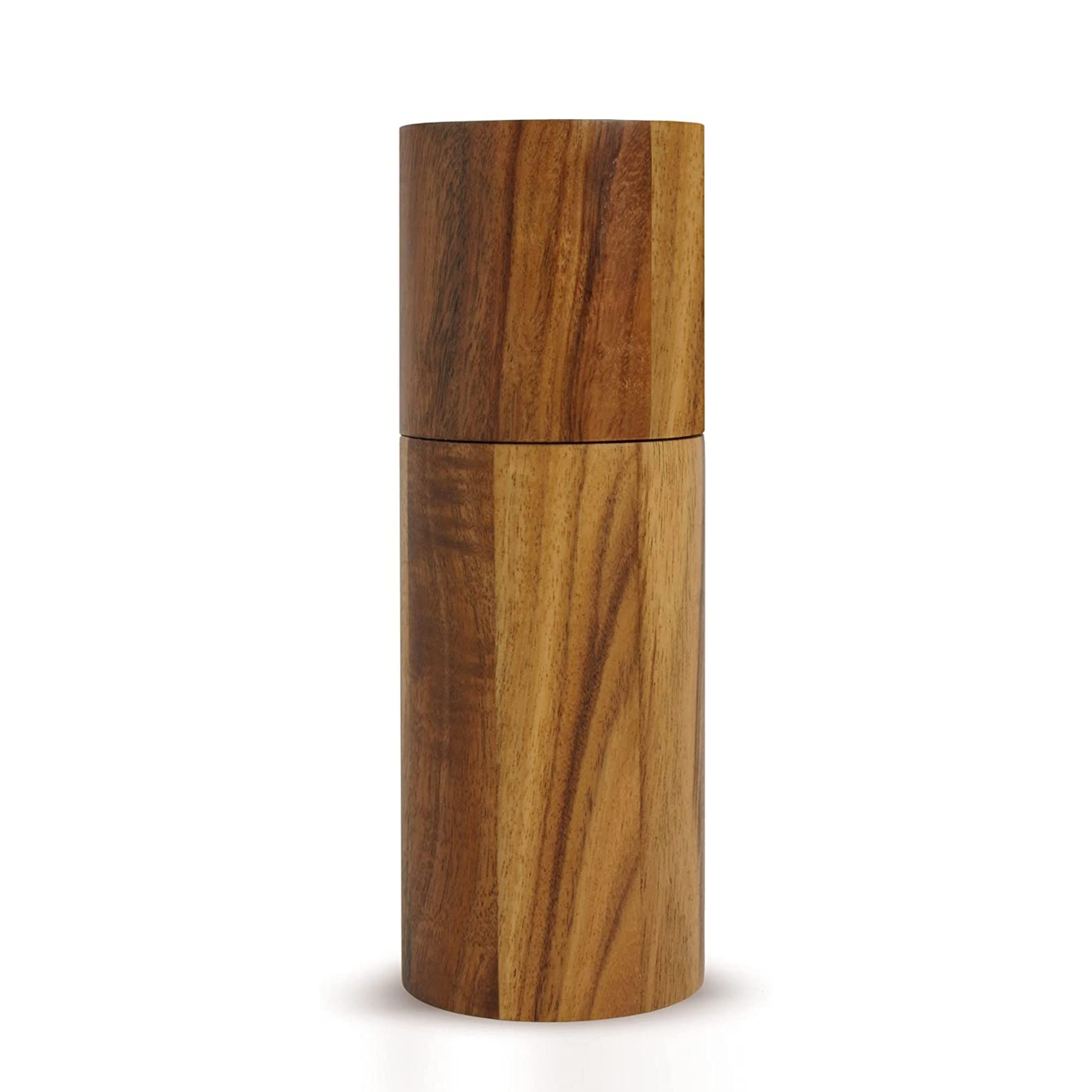 AdHoc Acacia Wood Salt & Pepper Mill, 5.5