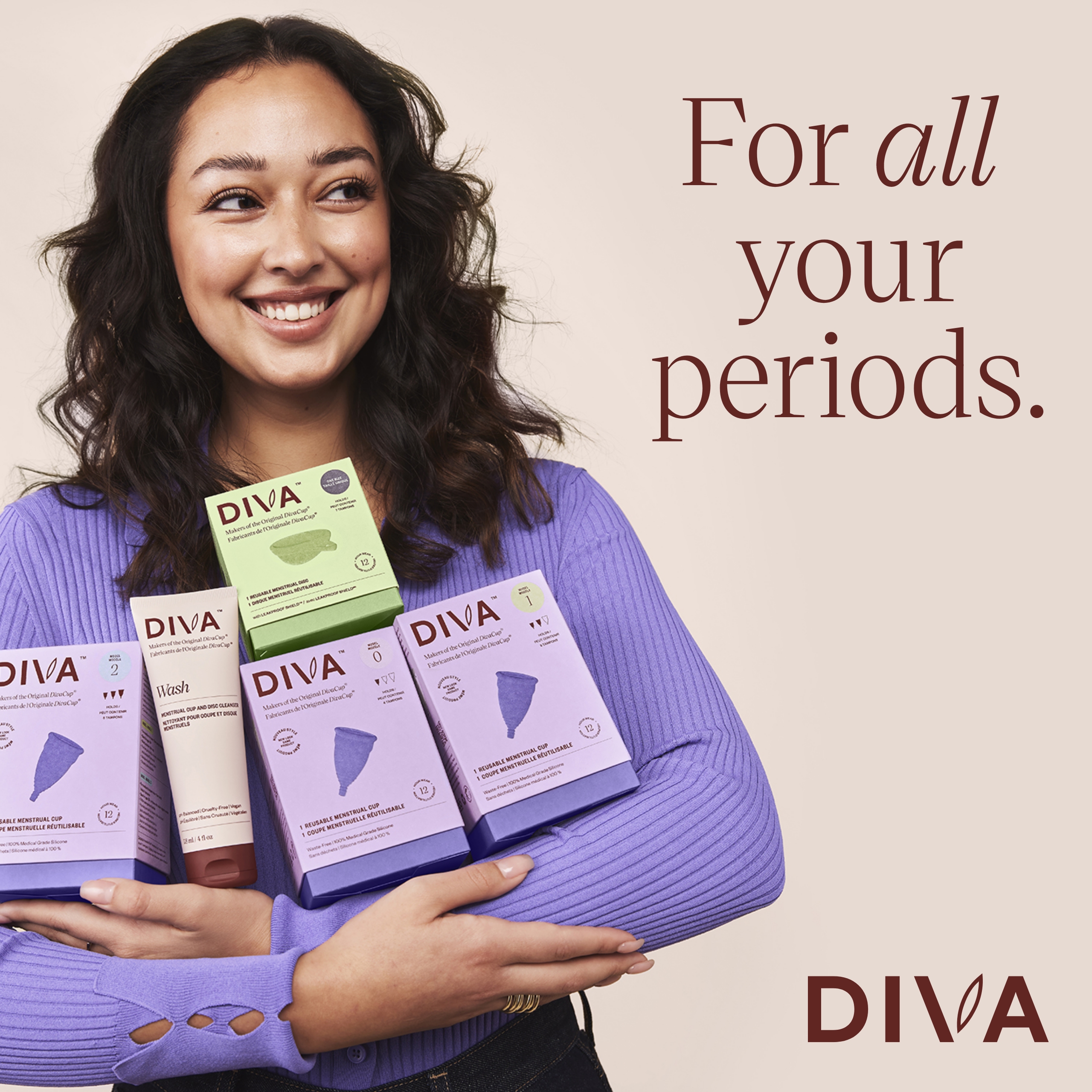 Diva Cup Model 0 & Wash Combo - Wiederverwendbare Menstruation Silikon Tasse und Reiniger - Bild 21 von 42