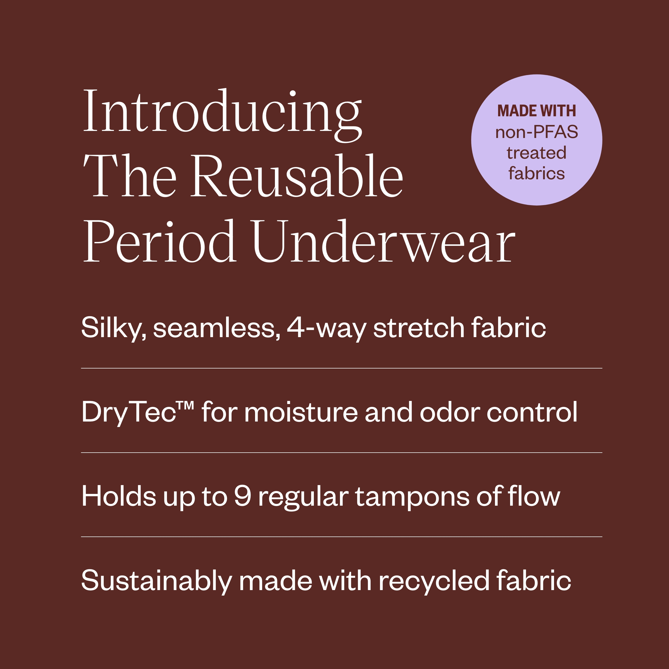 DivaCup DIVA Wiederverwendbare Perioden Schnelltrocknende Menstruationsunterwäsche Schwarz, 3er Pack - Bild 12 von 36