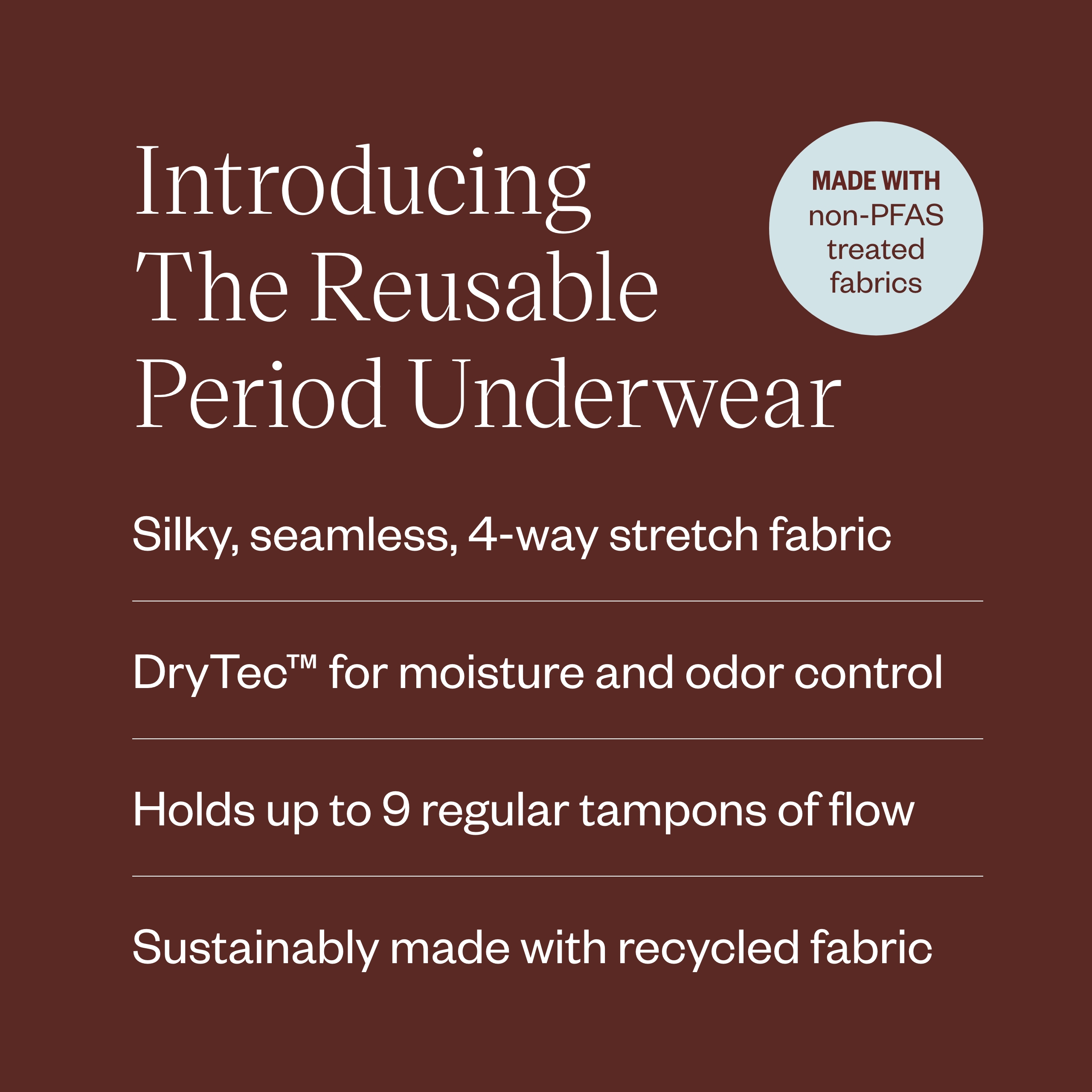 DivaCup DIVA Wiederverwendbare Perioden Schnelltrocknende Menstruationsunterwäsche Schwarz, 3er Pack - Bild 3 von 36